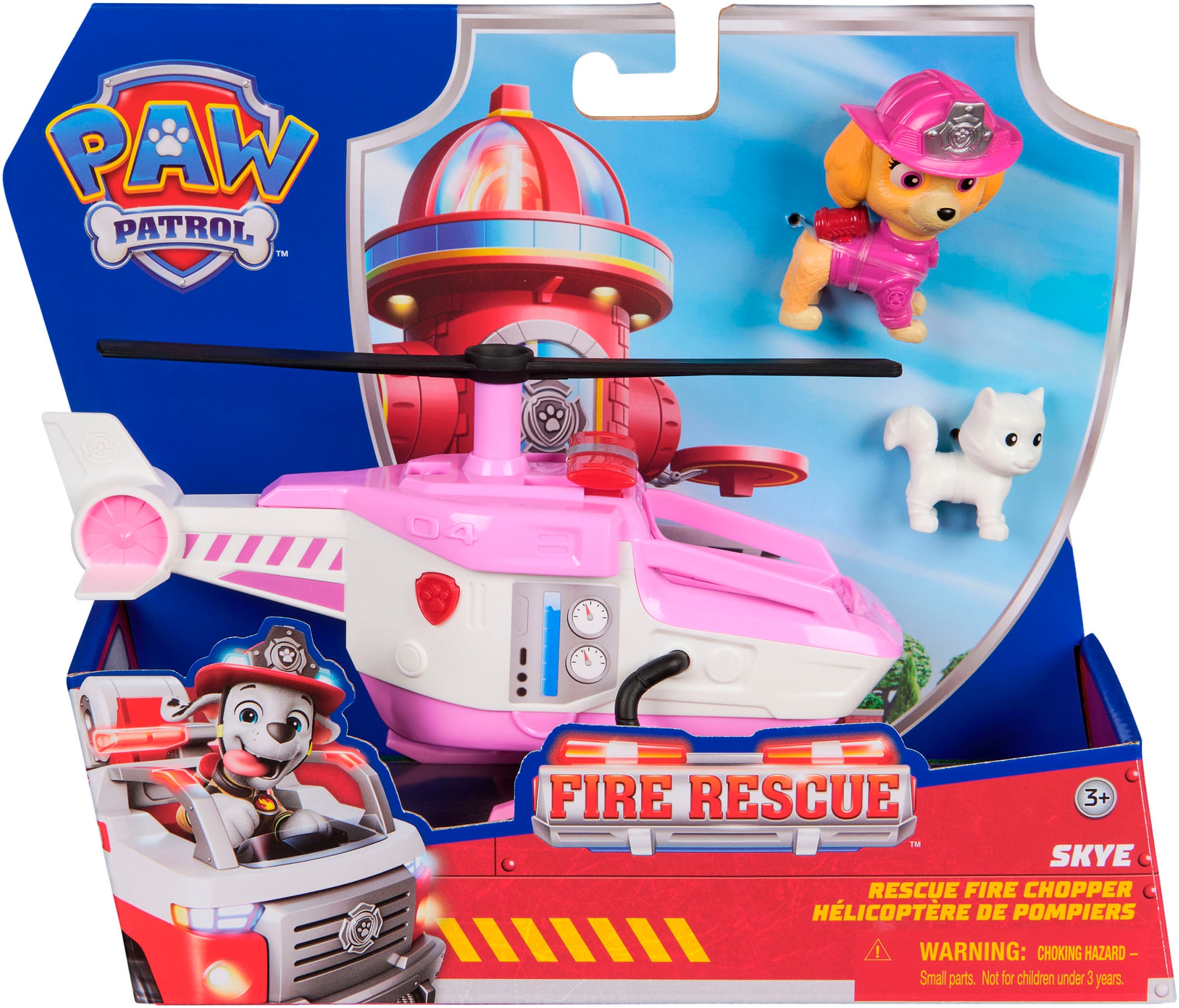 Spin Master Hélicoptère jouet »PAW Patrol Fire Rescue - Skyes Rettungshubschrauber«