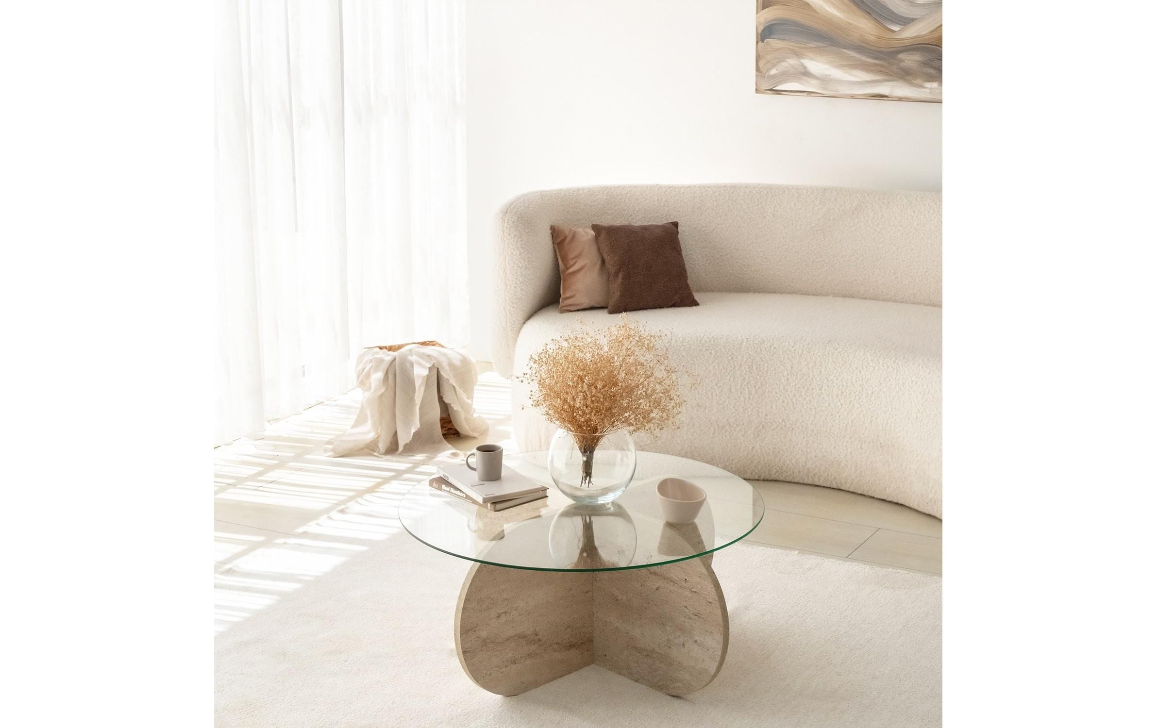 WOODY FASHION Couchtisch »Bubble 75 x 35 cm«