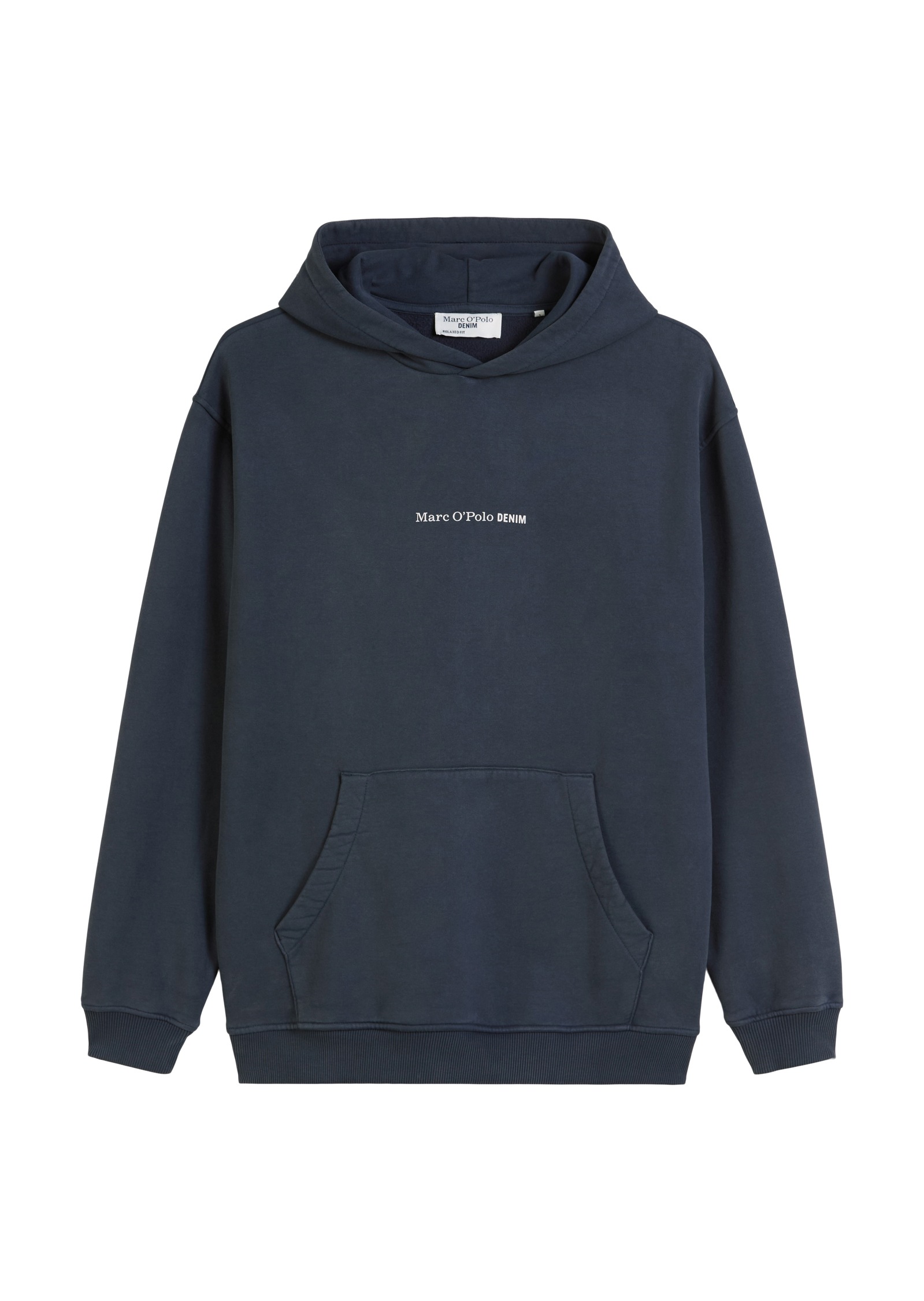 Marc O'Polo DENIM Hoodie , coupe décontractée, poche kangourou, inscription logo
