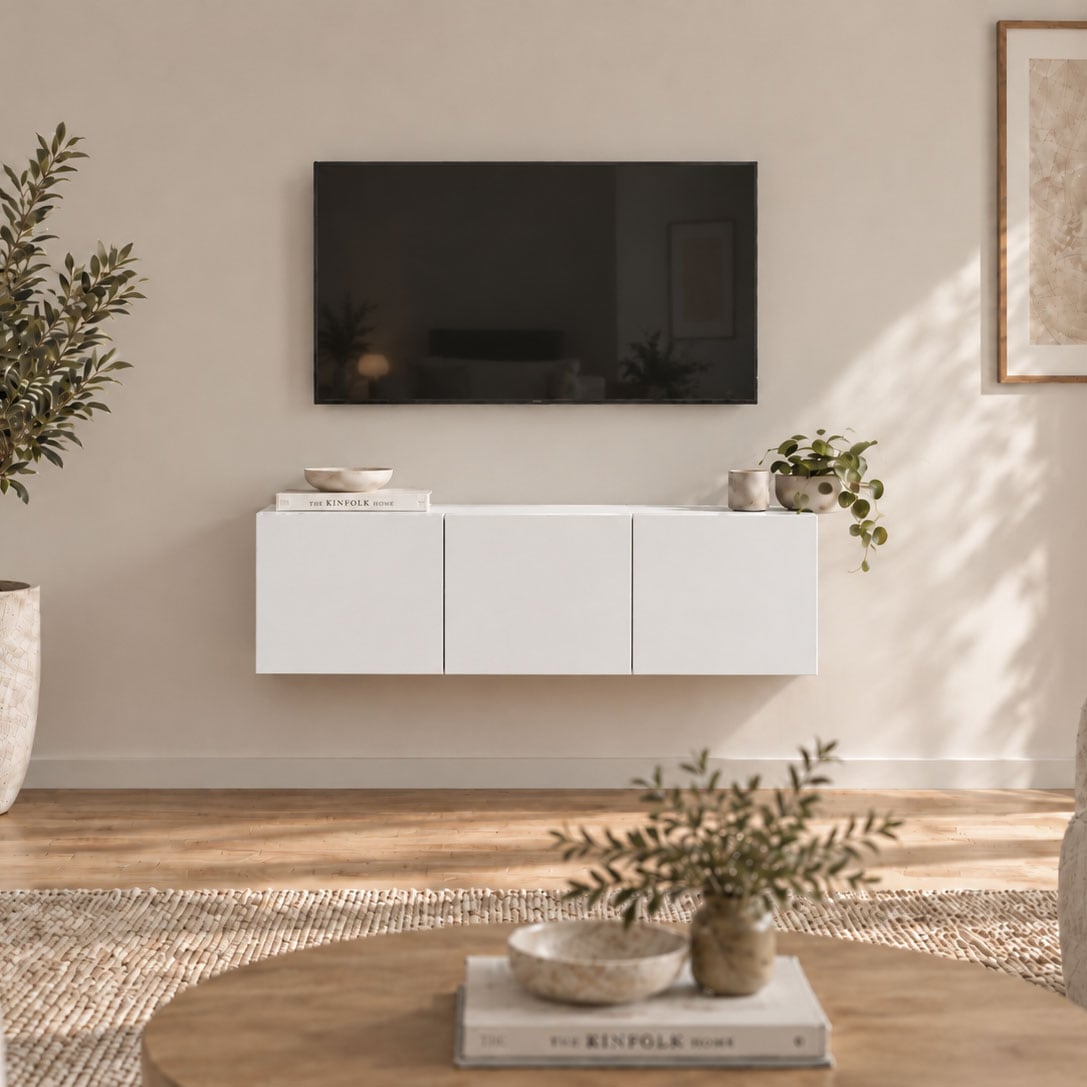 borchardt Möbel Table basse »Vaasa, Konsole, Hängeschrank mit 3 Türen« Largeur 114 cm, uniquement suspendu