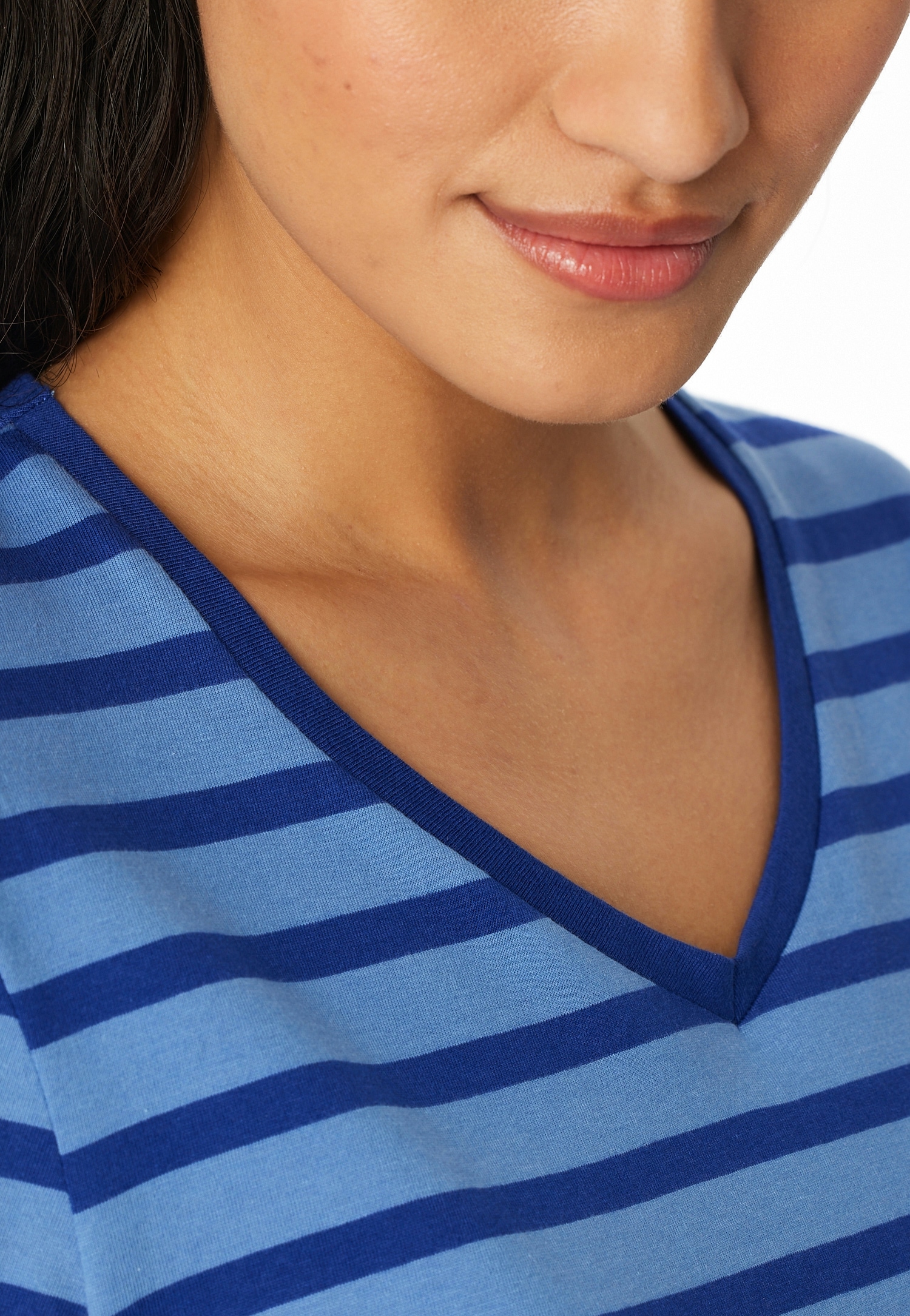 Schiesser Schlafanzug »Casual Essentials« mit modisch umgeschlagenen Ärmeln