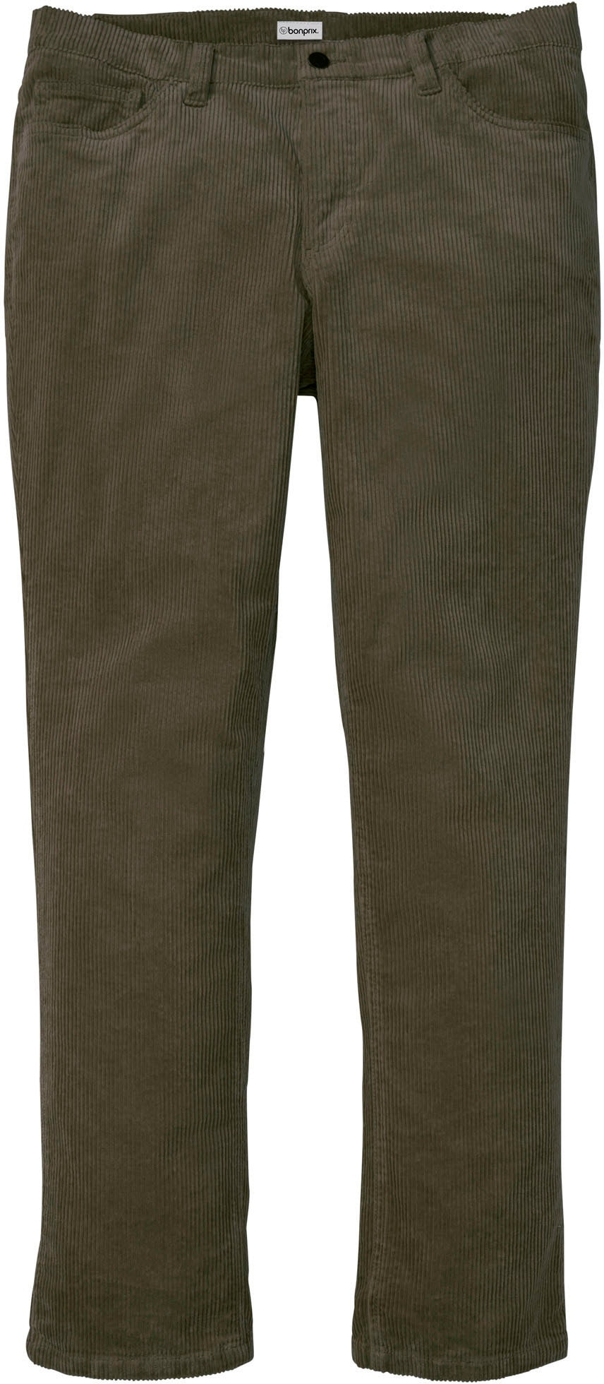 bonprix Pantalon en velours côtelé »Regular Fit Stretch-Cordhose mit Komfortschnitt«  en coton et élasthanne, coupe régulière, coupe confortable