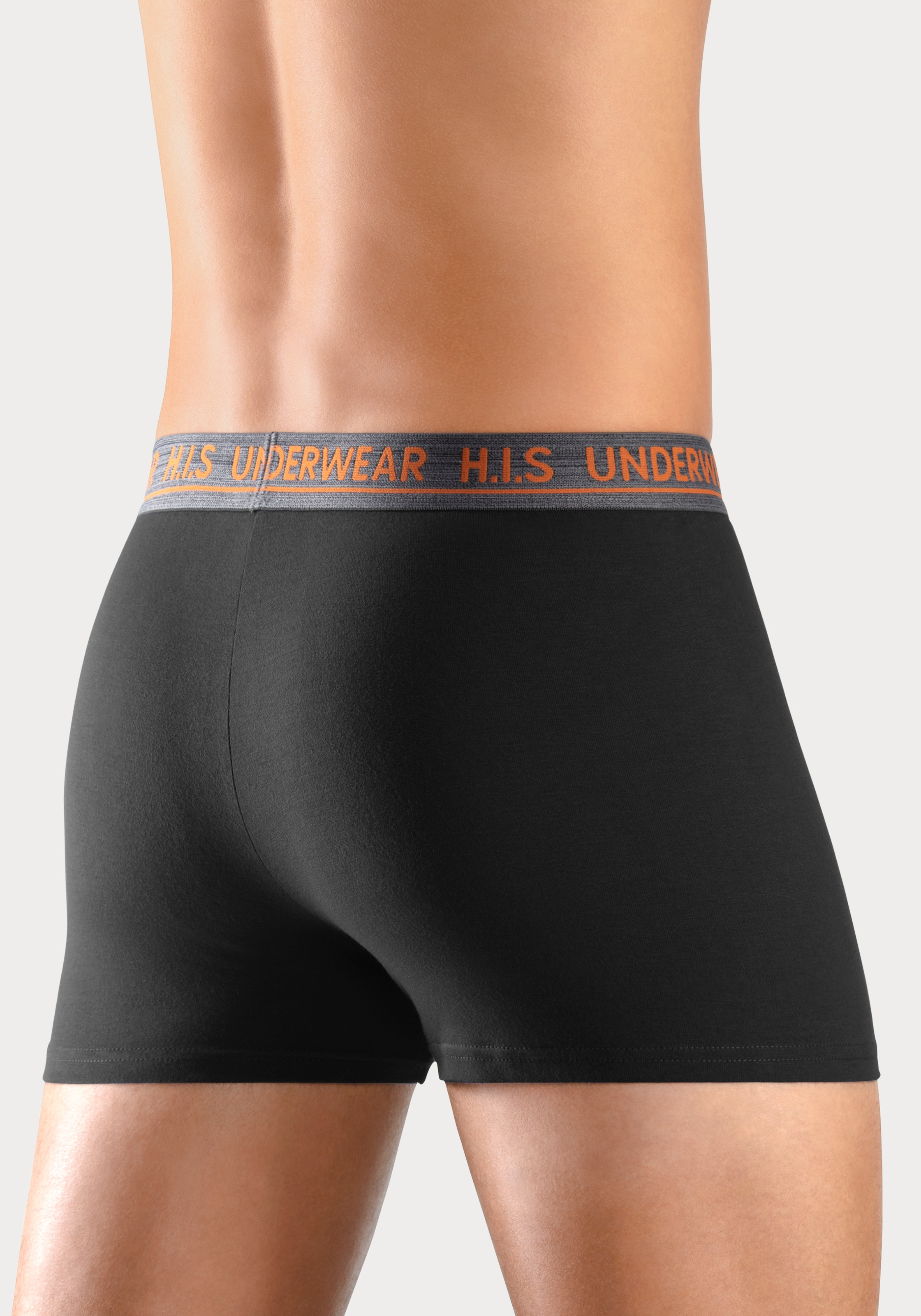 H.I.S Boxer »Boxershorts für Herren« Packung, 4 cuis mit bequemem Stretchbündchen
