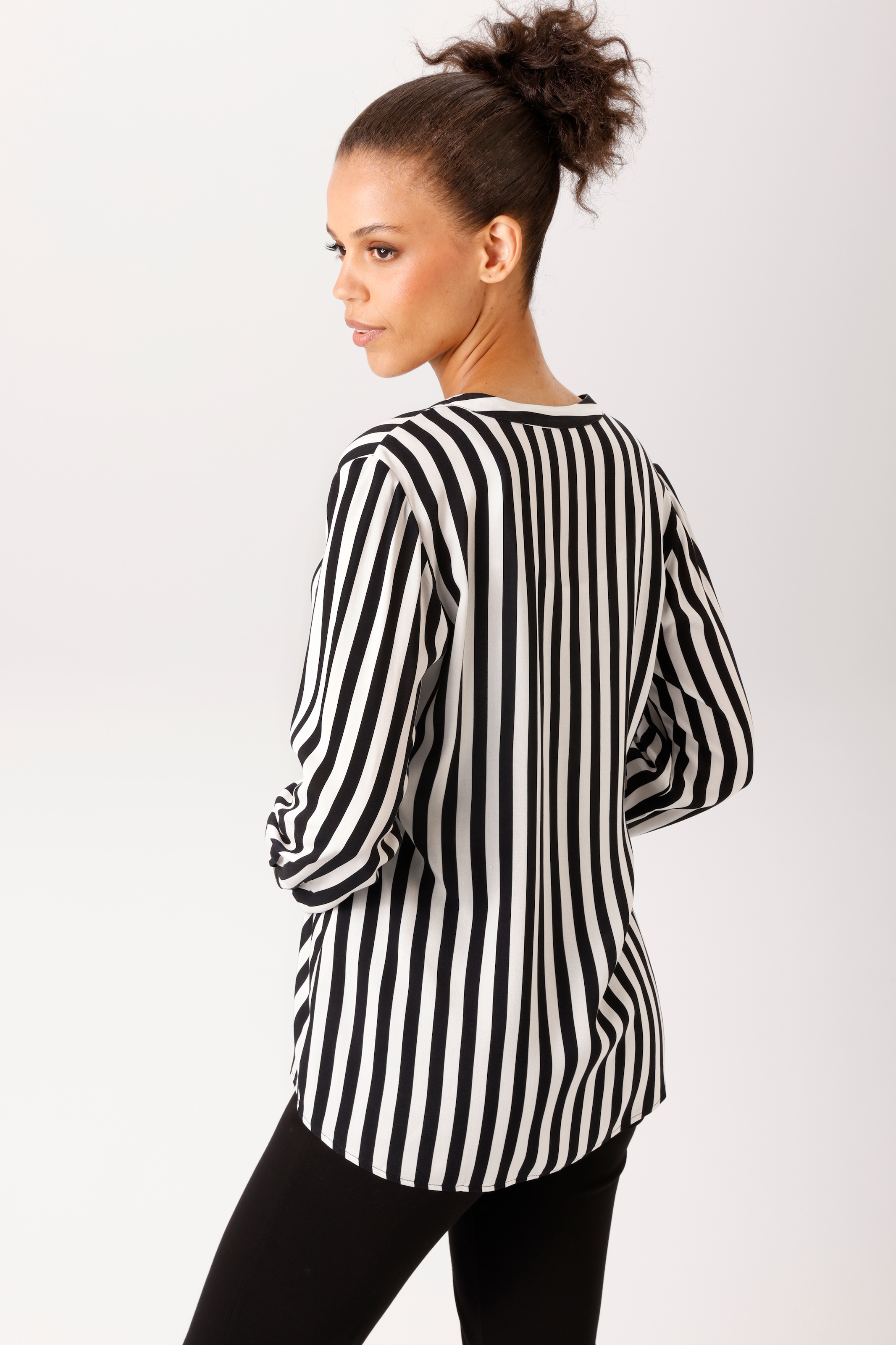 Aniston CASUAL Schlupfbluse im Streifen-Dessin - NEUE KOLLEKTION