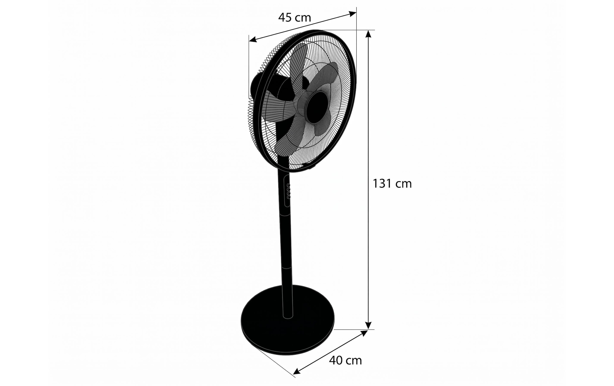 FURBER Standventilator »Vayu-Basic«