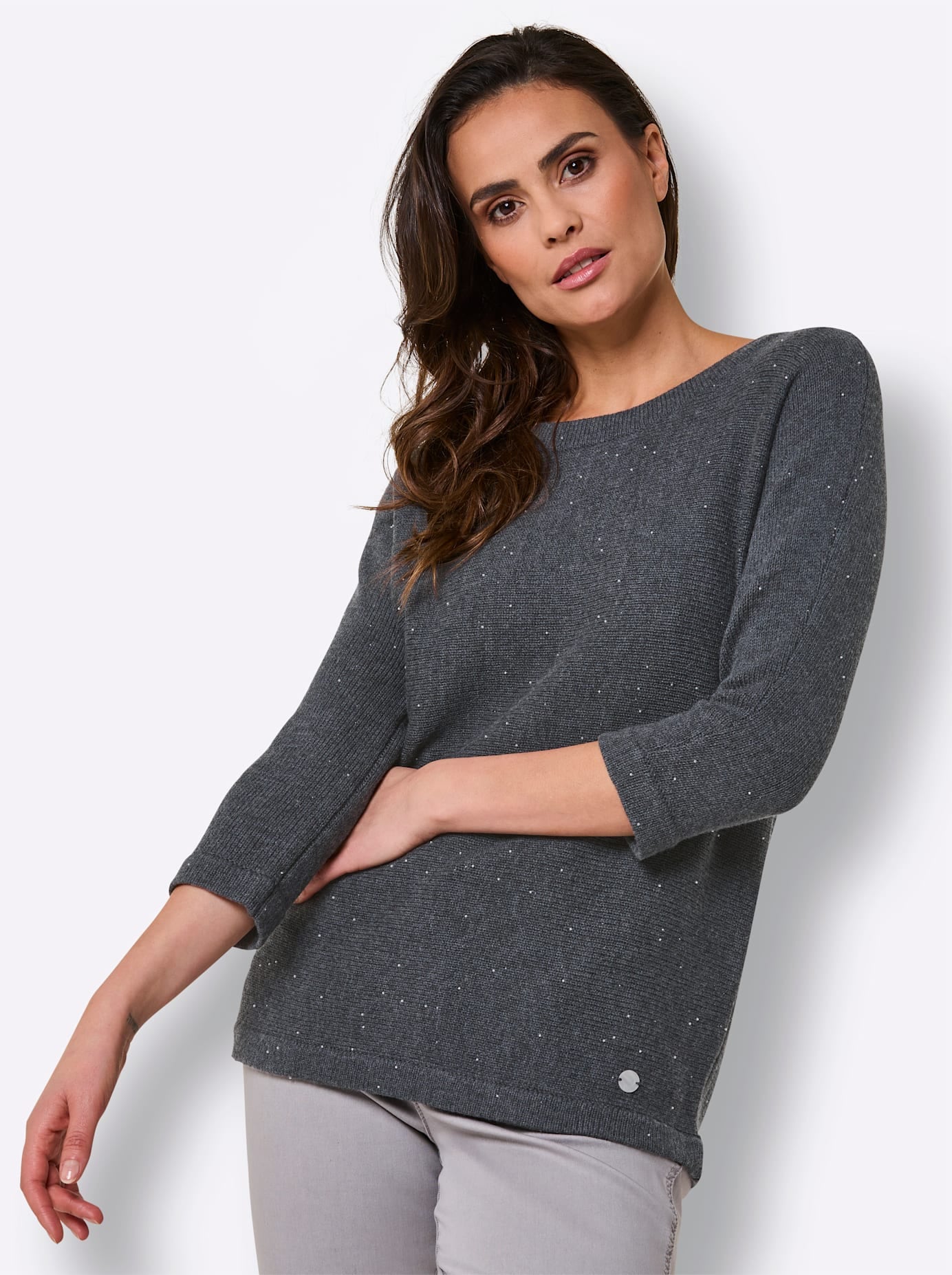 CREATION L PREMIUM Pull en laine »Kaschmir-Woll-Pullover«