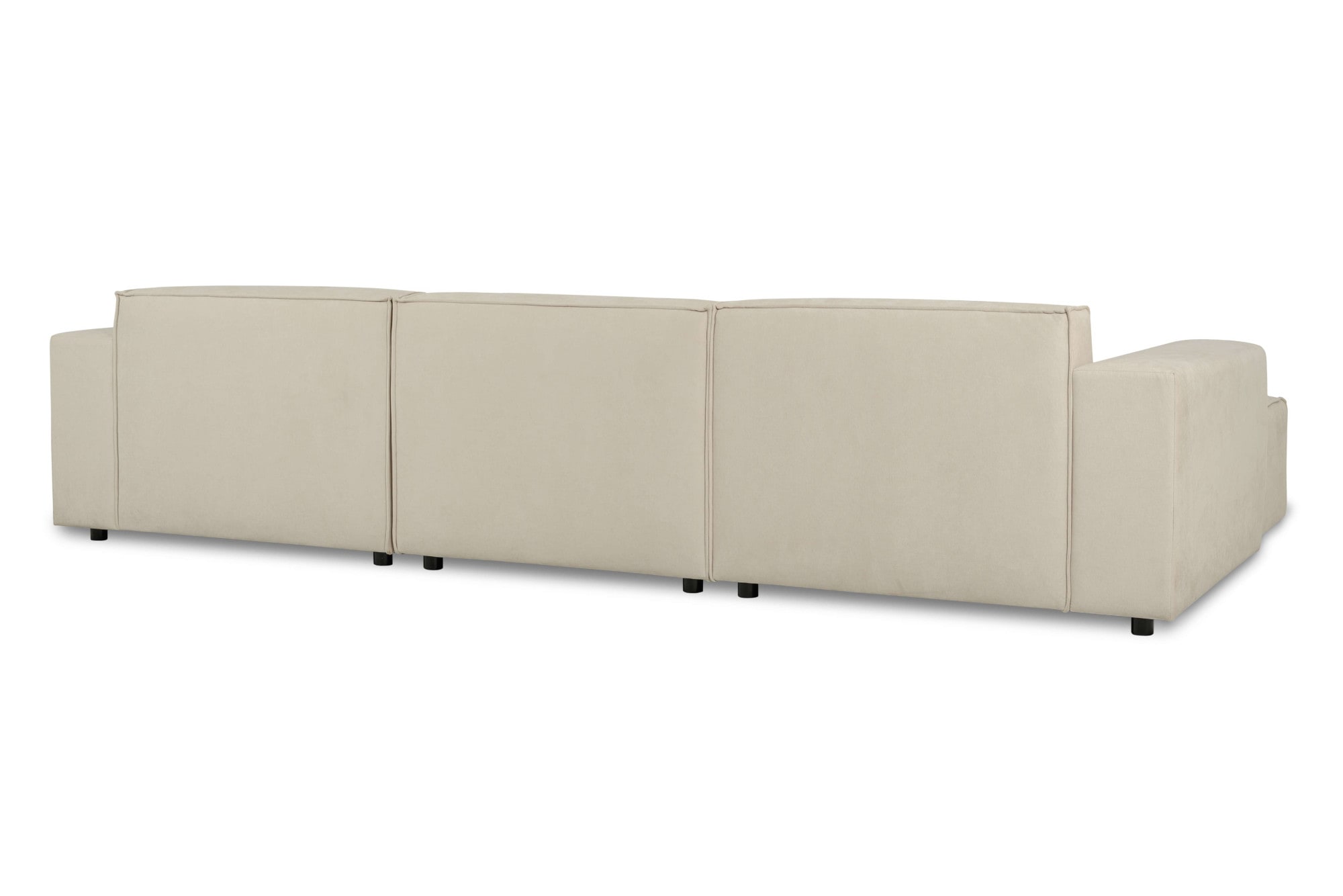 GOODproduct Canapé d'angle »Jorrena, extra weicher Chenille-Stoff« Forme en L, 3 niveaux de confort, largeur 316 cm, avec suspension à ressorts ondulés