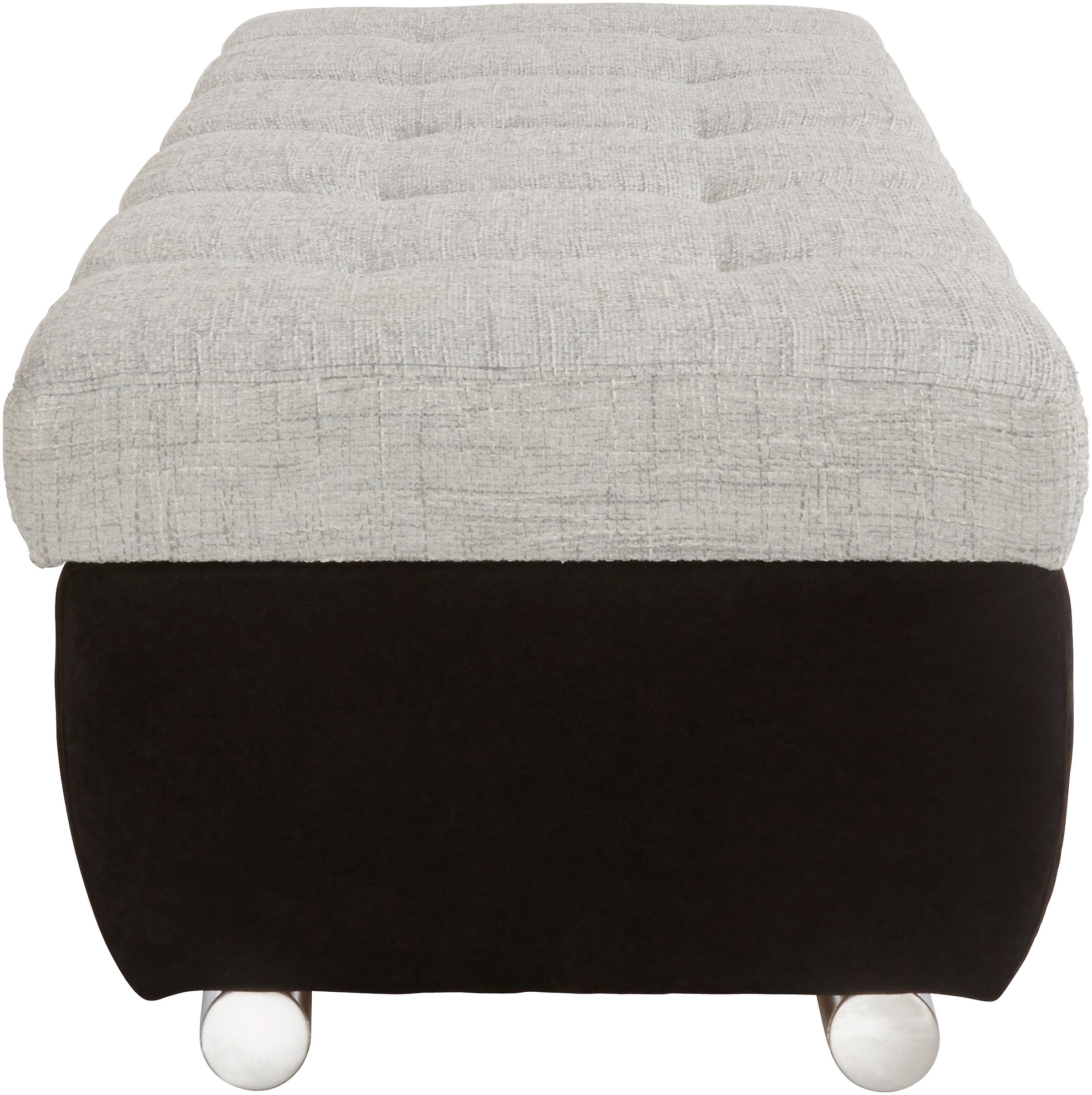 DOMO collection Tabouret »Treviso XXL: B/T/H:  161/60/41 cm« mit Stauraum, auch in Cord, passend zur Serie, moderne Steppung