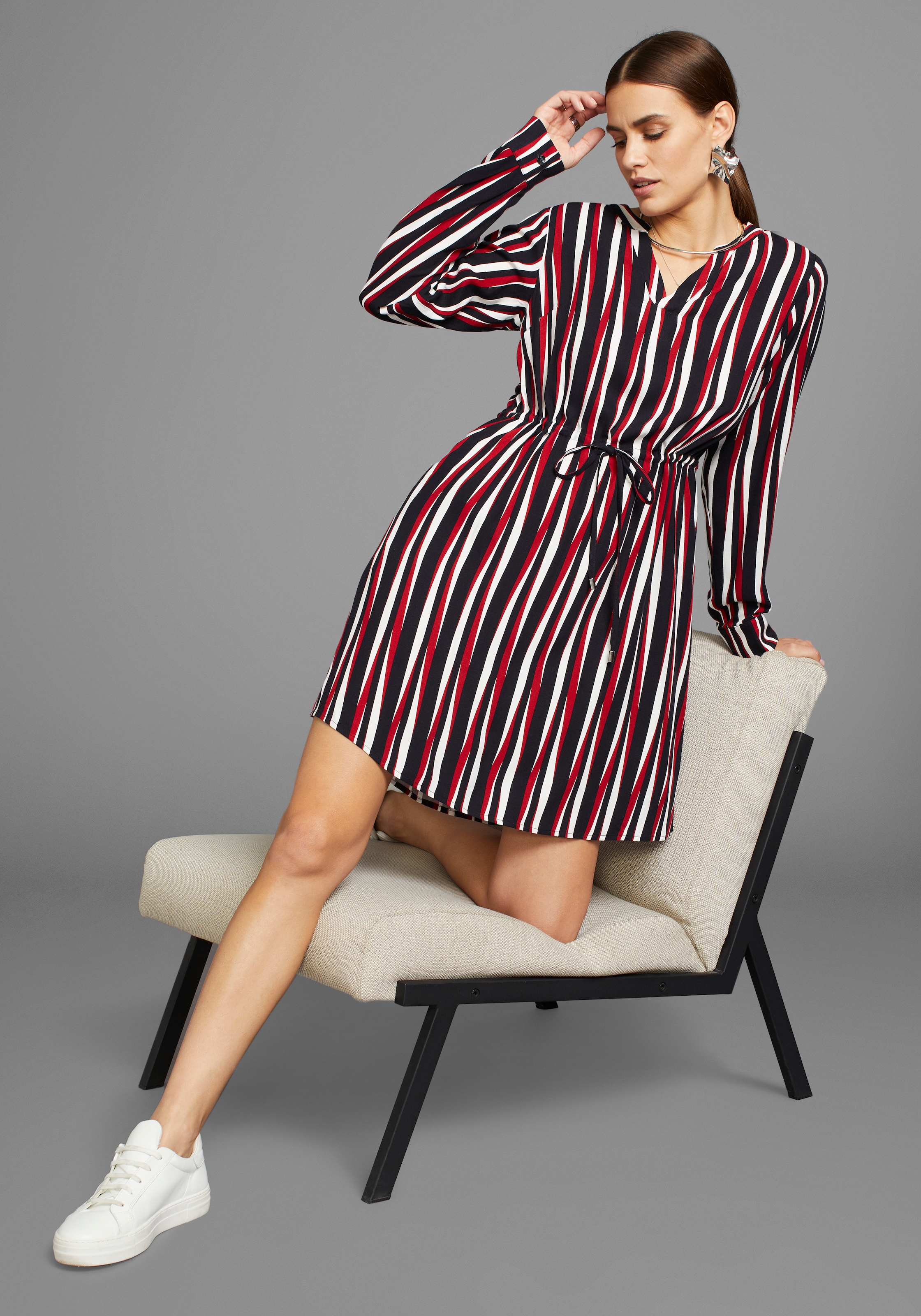 HECHTER PARIS Blusenkleid mit elegantem Print