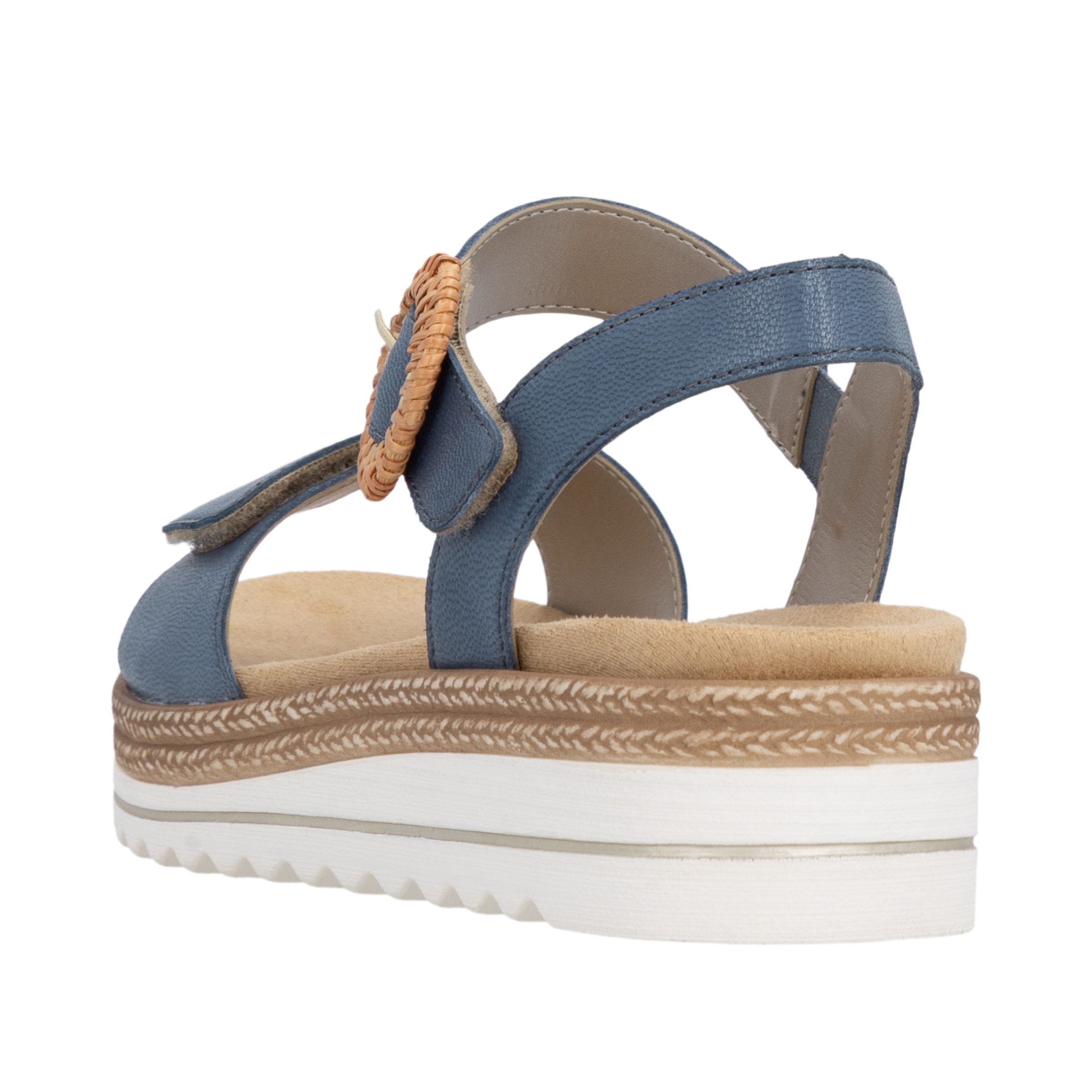 Remonte Keilsandalette  Sommerschuh, Riemchensandale mit praktischen Klettverschlüssen