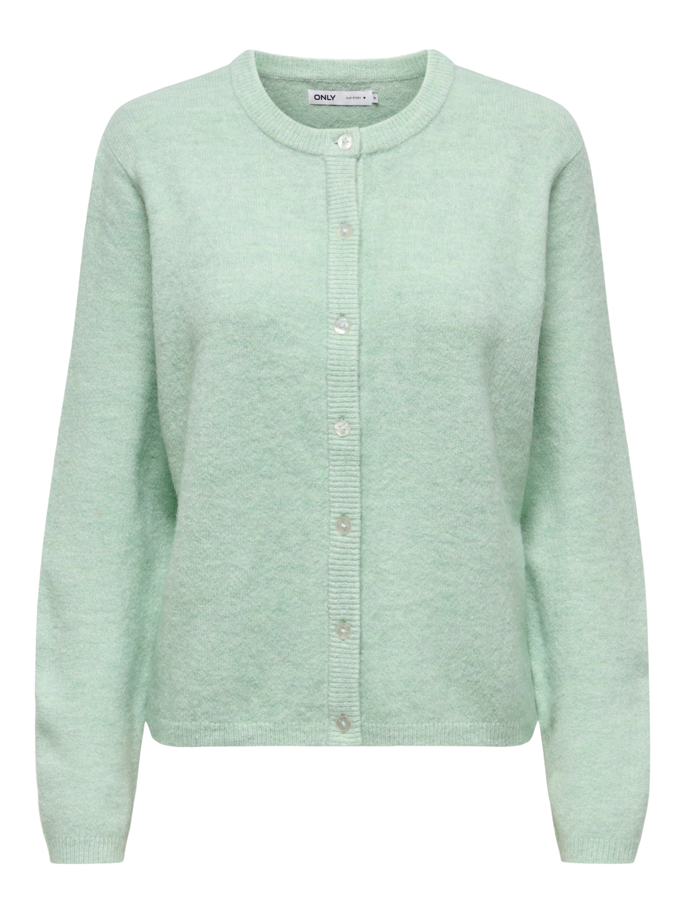 ONLY Veste en tricot »ONLSIMONI L/S O-NECK CARDIGAN KNT NOOS« mélange de matières, coupe décontractée