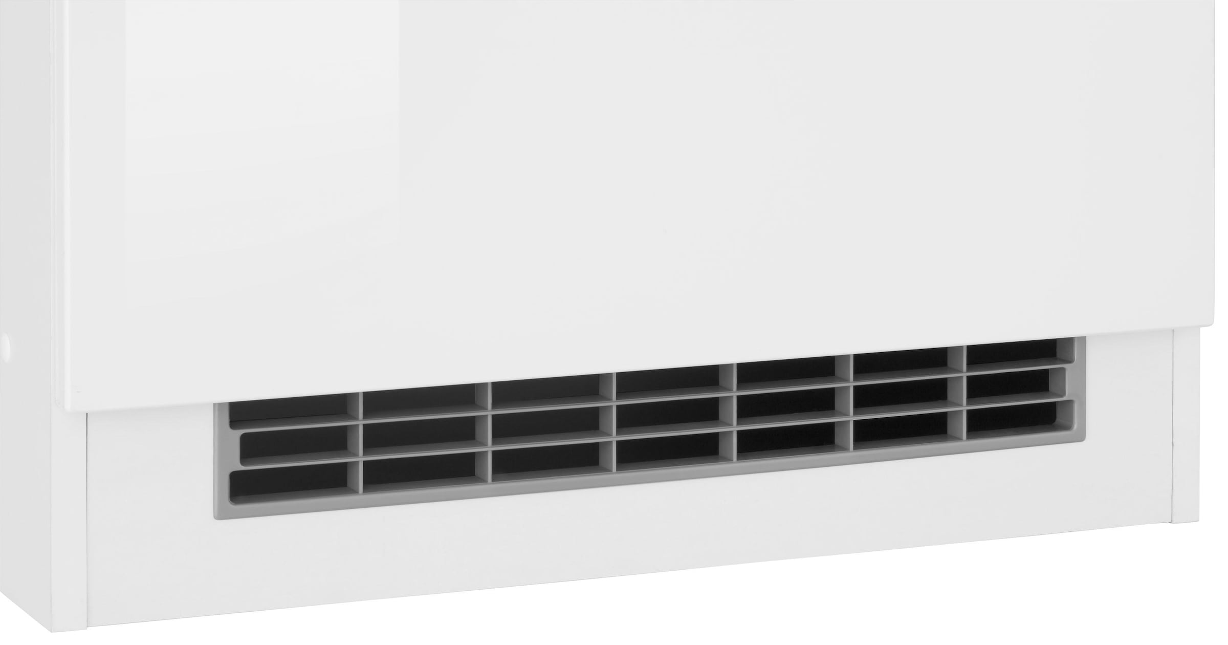 KOCHSTATION Kühlumbauschrank »KS-Tulsa« 60 cm breit, 200 cm hoch, 2 Türen, schwarzer Metallgriff, MDF Front