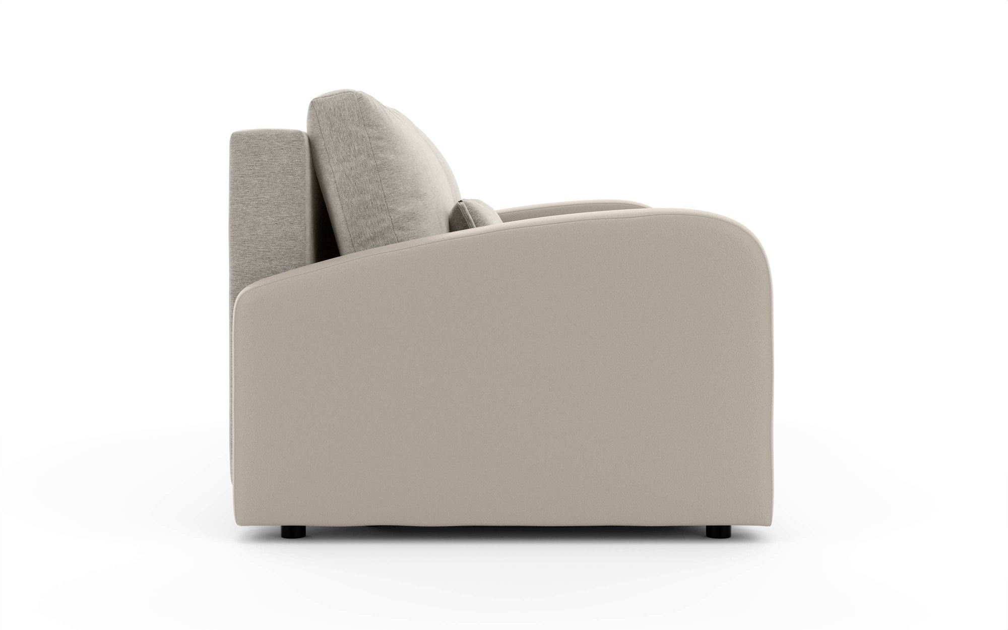 GOODproduct 3-Sitzer »JIGGS wahlweise Schlafsofa mit Bettkasten, Masse B/H/T: 228/96/110 cm« Sofa mit Wellenunterfederung, enthält 2 Rückenkissen und 2 Zierkissen