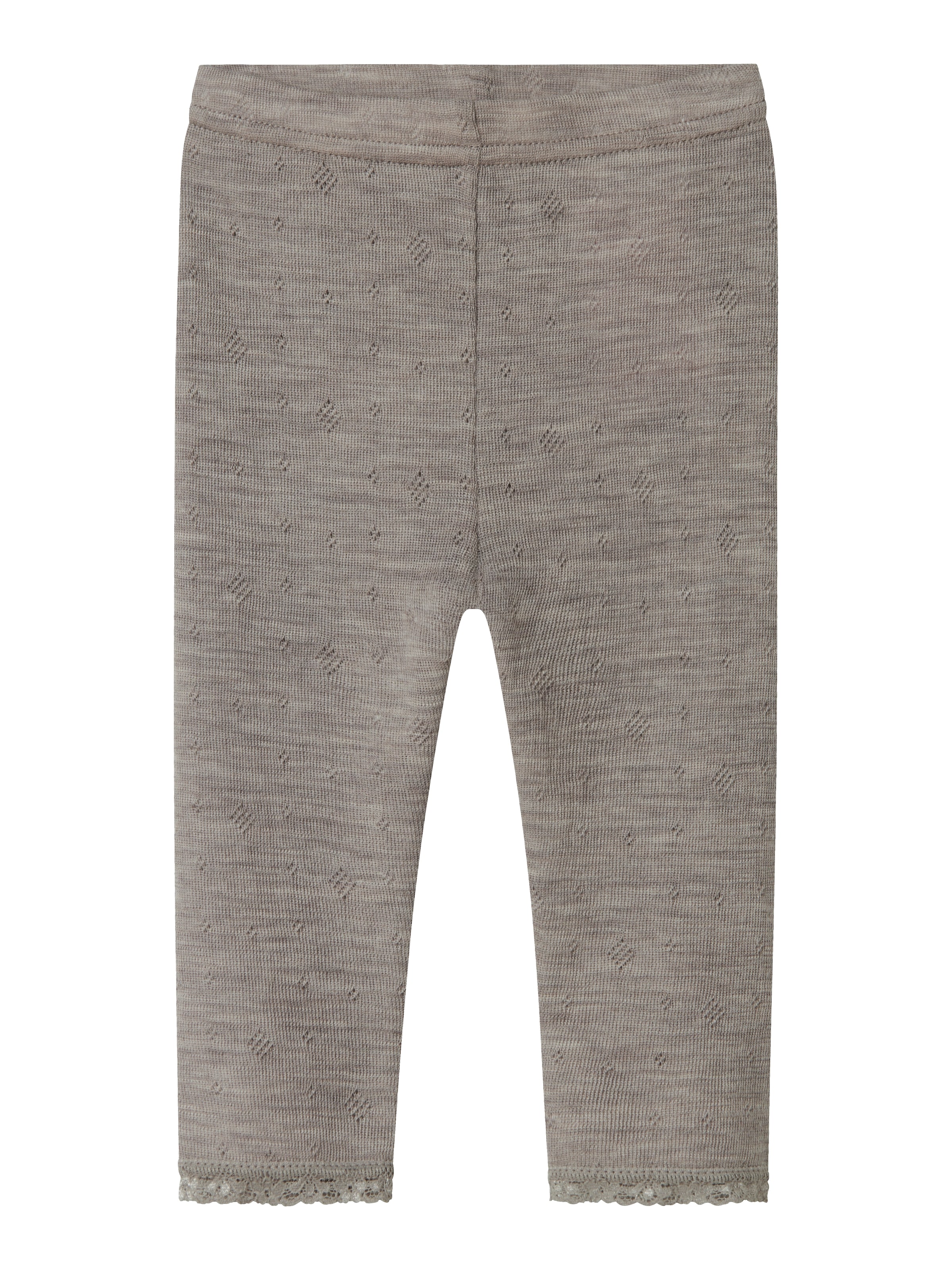 Name It Leggings »NBFWANG WOOL NEEDLE LEGGING SOLID NOOS«  laine, coupe slim