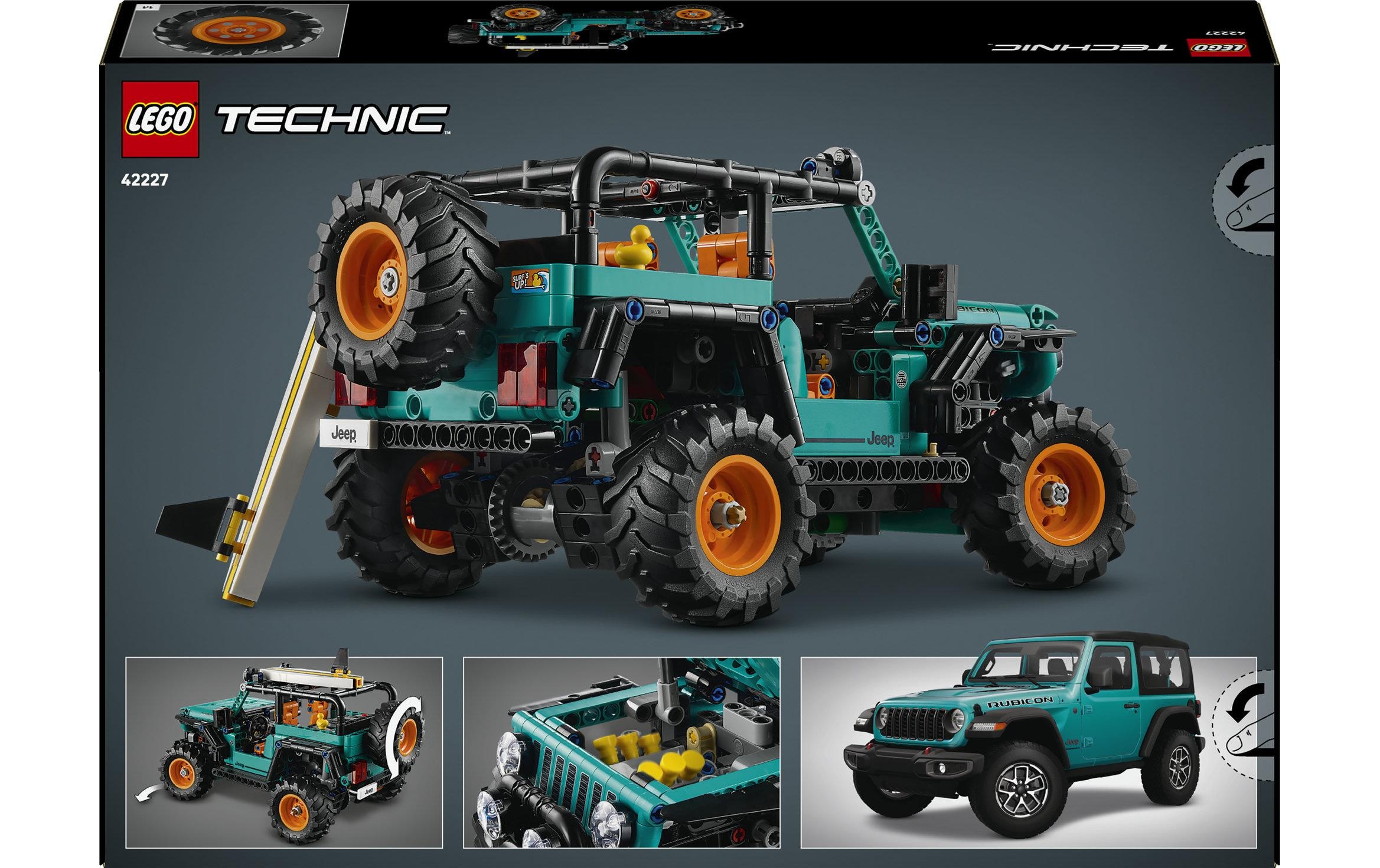 LEGO® Konstruktionsspielsteine »Jeep Wrangler Rubicon Geländewagen (42227), LEGO Technic«