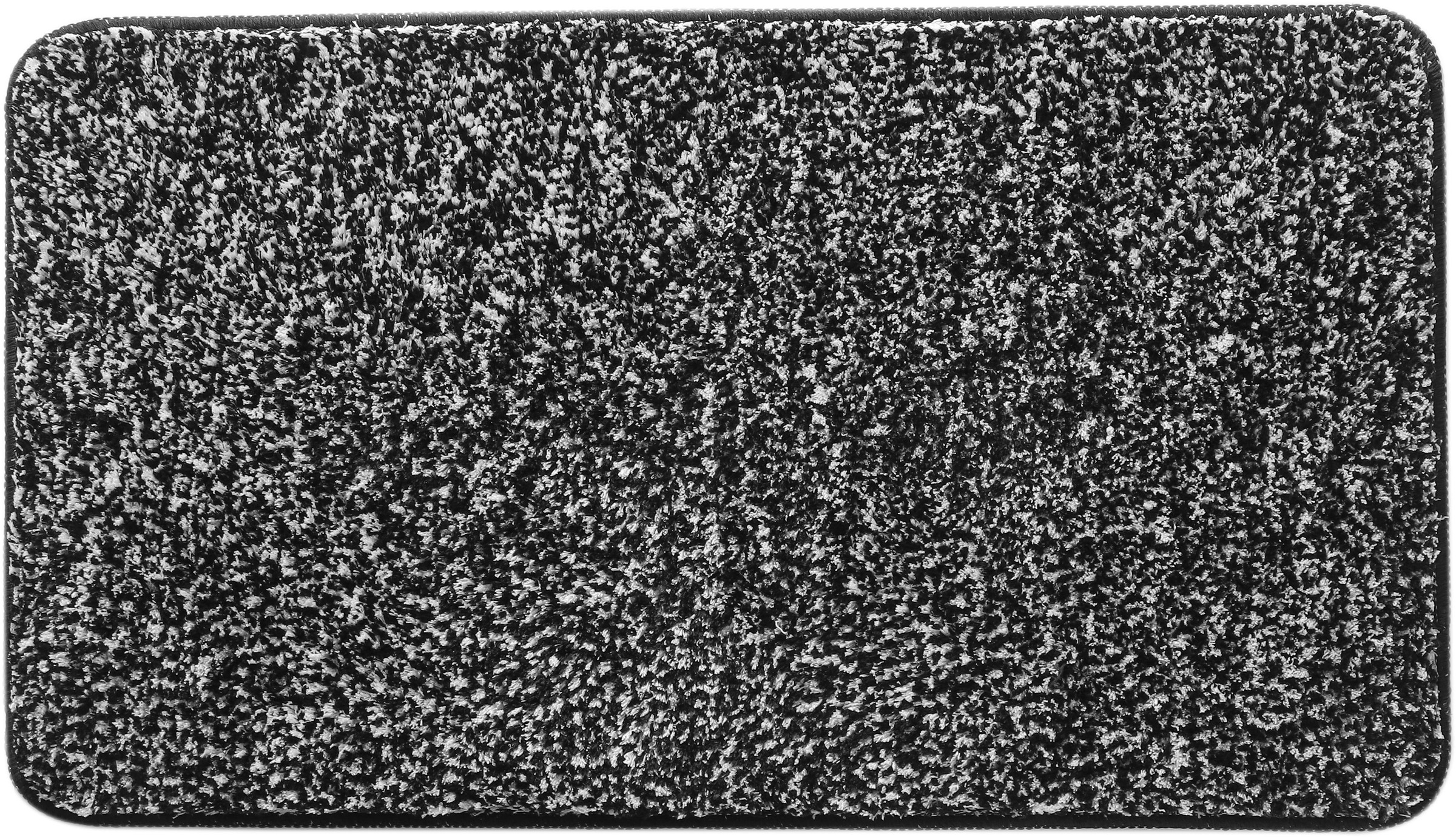 my home Badematte »Vanessa meliert, Badvorleger, Badezimmer Teppich, Duschvorleger« Höhe 20 mm rutschhemmend beschichtet strapazierfähig Badteppich, weiche Haptik, unifarben