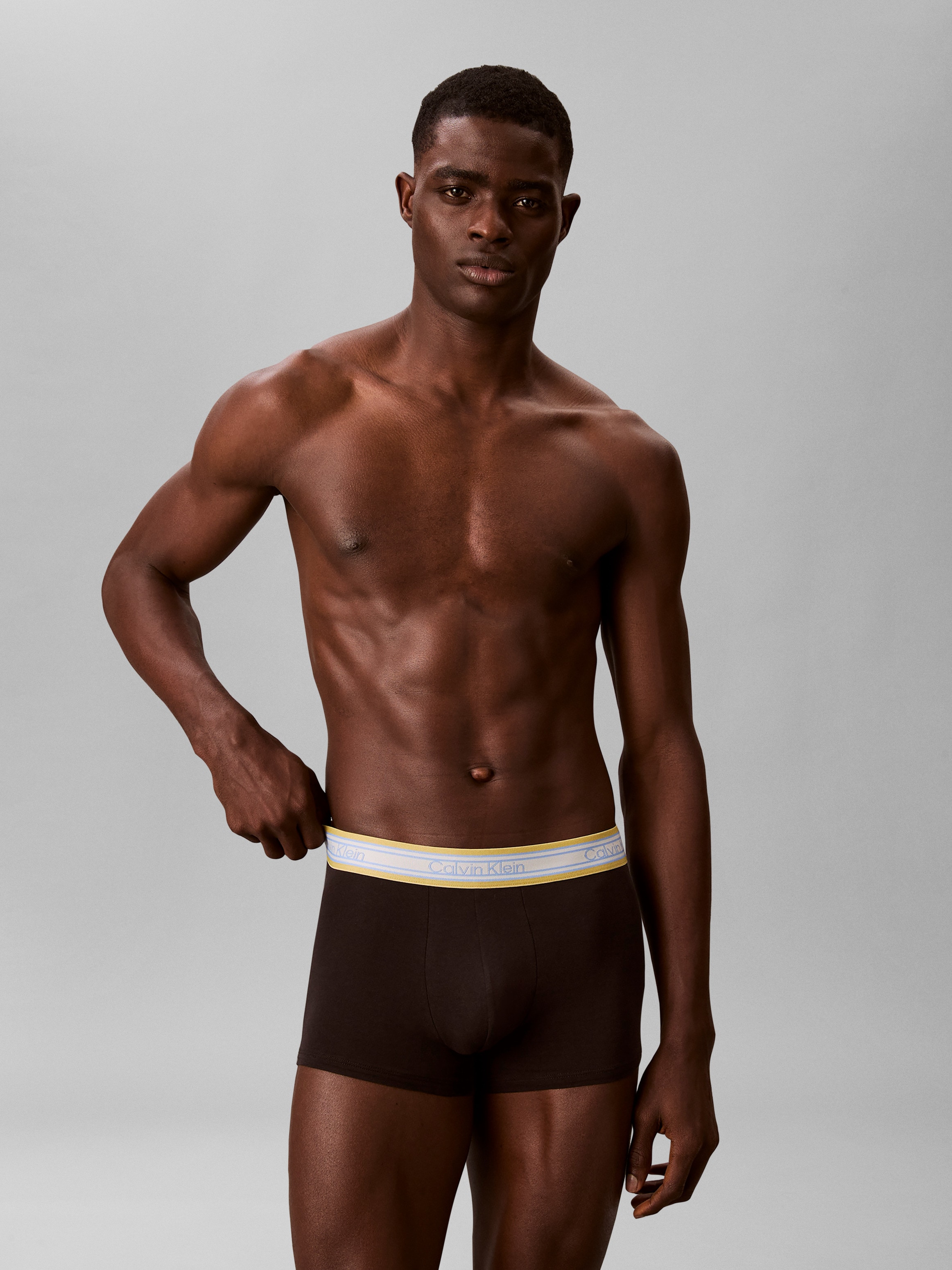 Calvin Klein Underwear Tronc Paquet, pack de 3,  coupe ajustée avec ceinture élastique