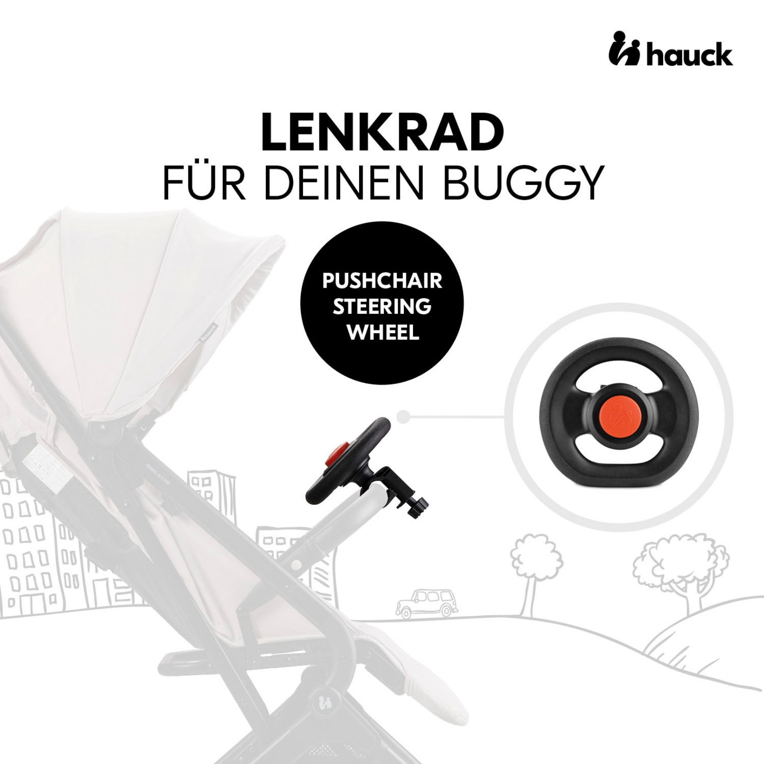 Hauck Volant jouet »Pushchair Steering Wheel«