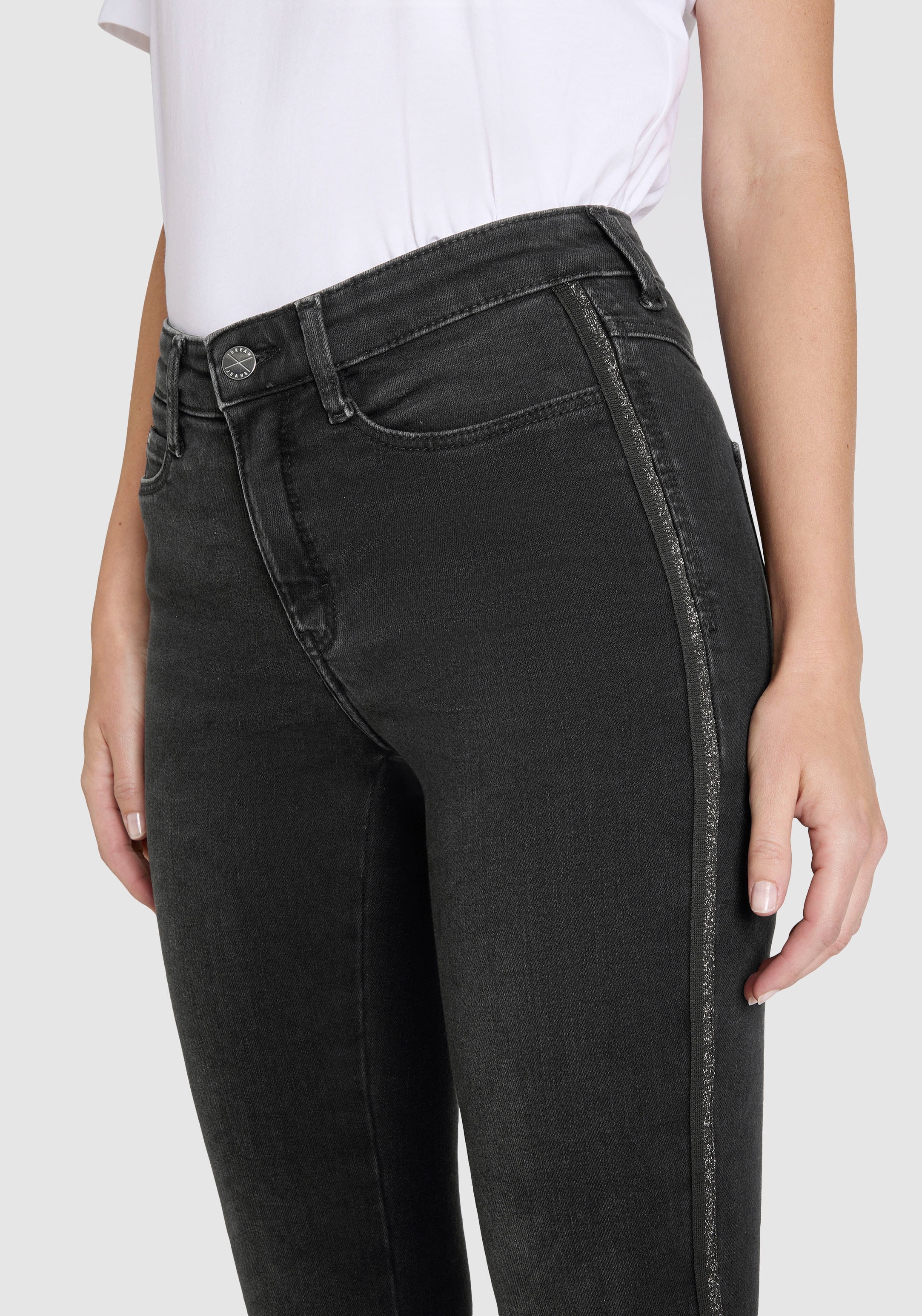 MAC Bootcuthose »Dream-Shimmer«  Unsichtbarer Gummizug-Bund in der Taille