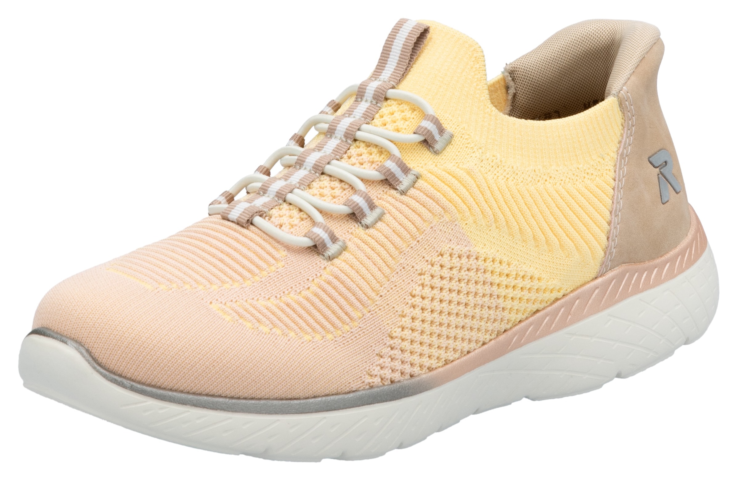 RIEKER Sport Baskets slip-on »Ready2GO«  , chaussure basse, chaussure de loisirs, mocassin avec semelle intérieure MemoSoft