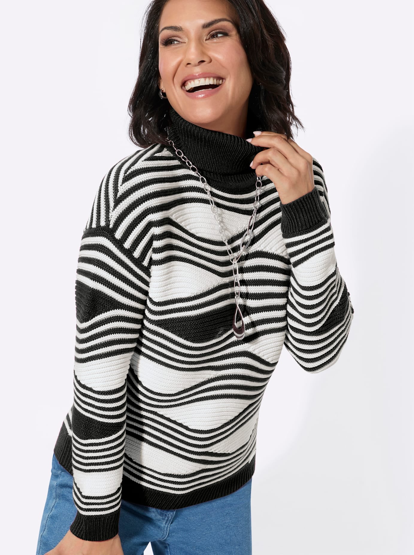 Casual Looks Pull à col roulé »Rollkragenpullover«
