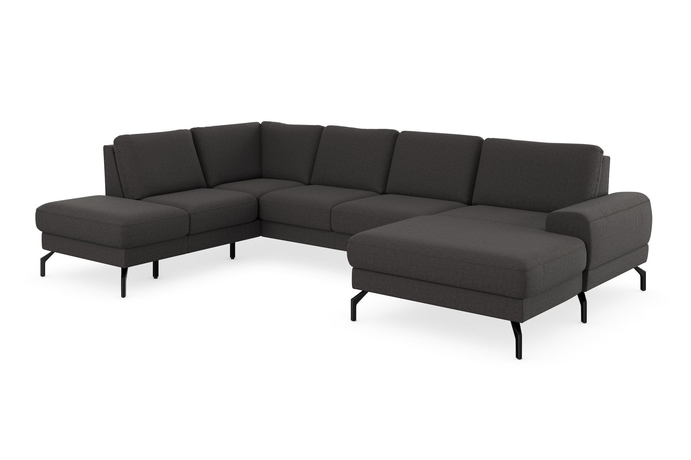 sit&more Wohnlandschaft »Cinturo U-Form« inklusive Sitztiefenverstellung und Federkern, Sitzhöhe 48 cm