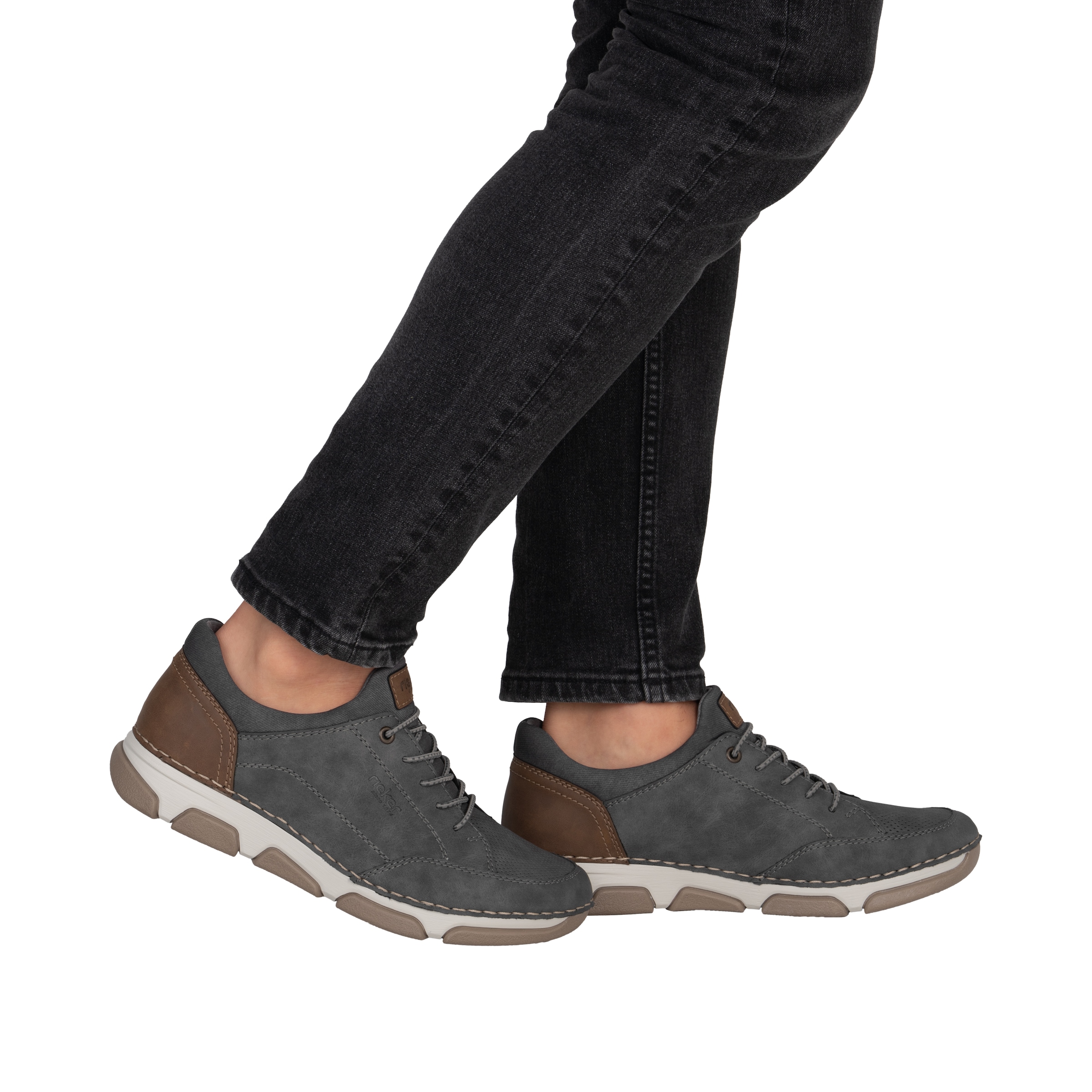 Rieker Baskets slip-on  mocassin, chaussure à enfiler, chaussure basse, sneaker décontracté avec élastique