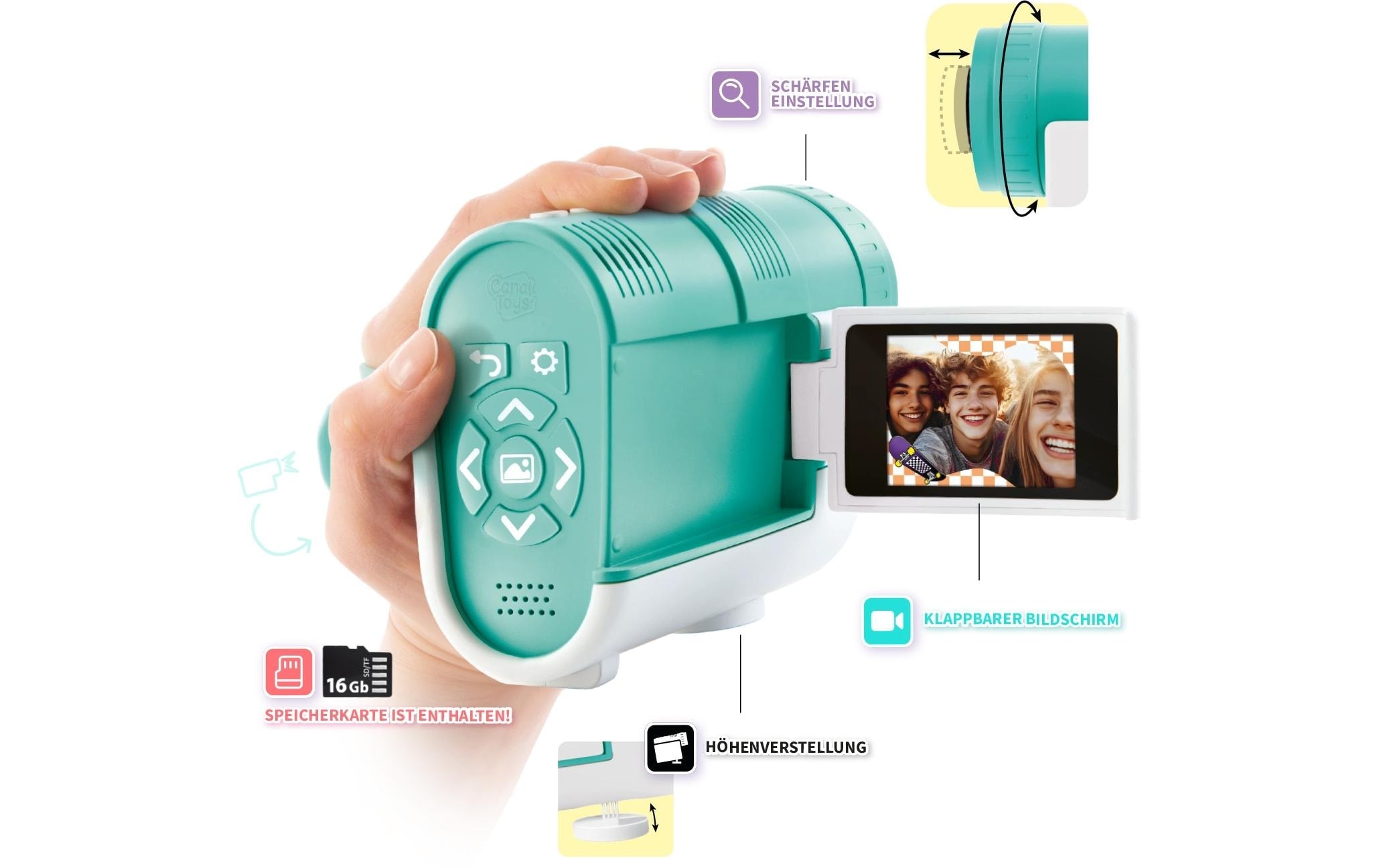 Canal Toys Caméra pour enfants »Camera Projector«
