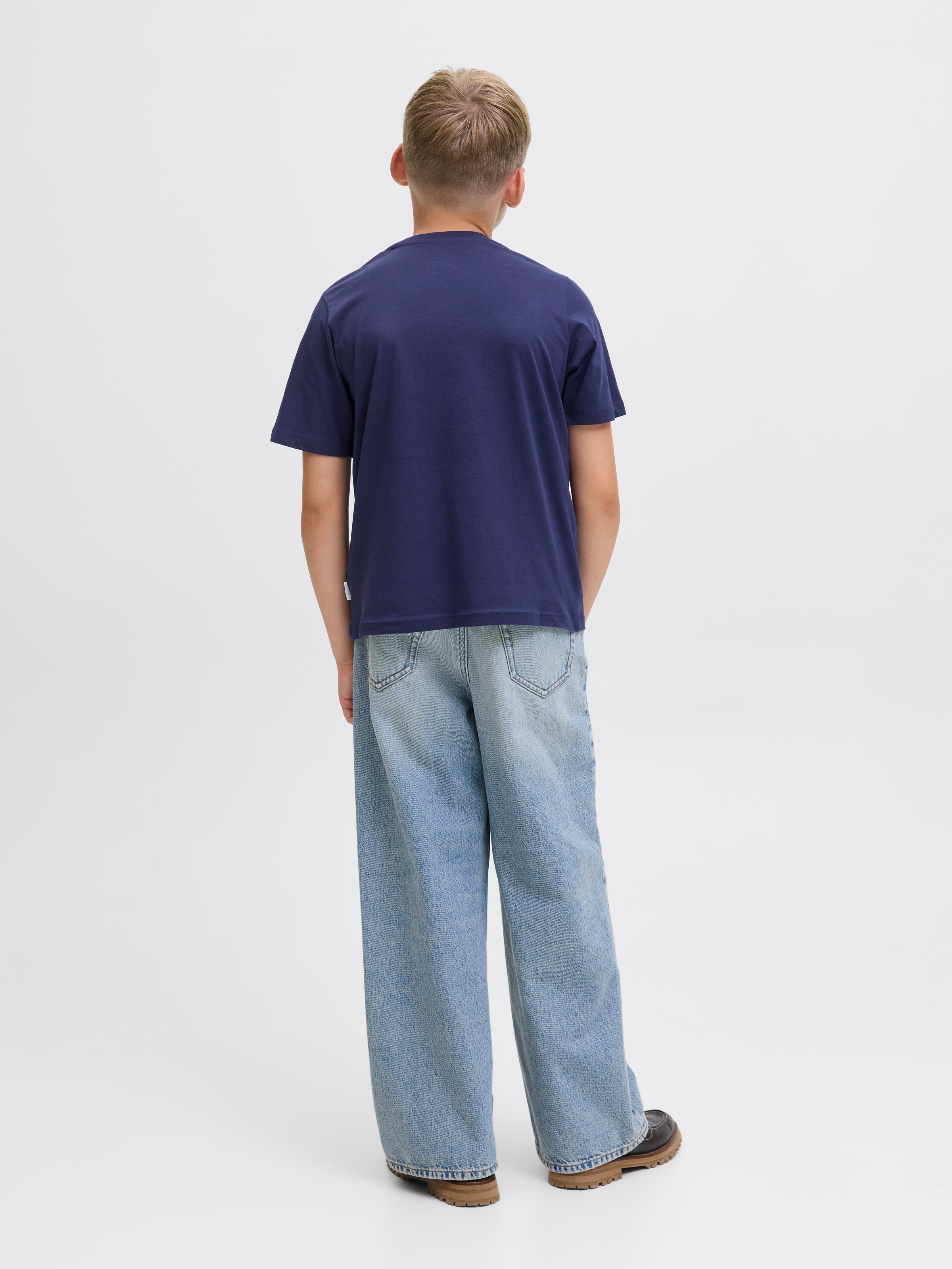 Jack & Jones Junior T-Shirt »JORINWOOD BLOCK BRAND TEE SS CN NOOS JNR«