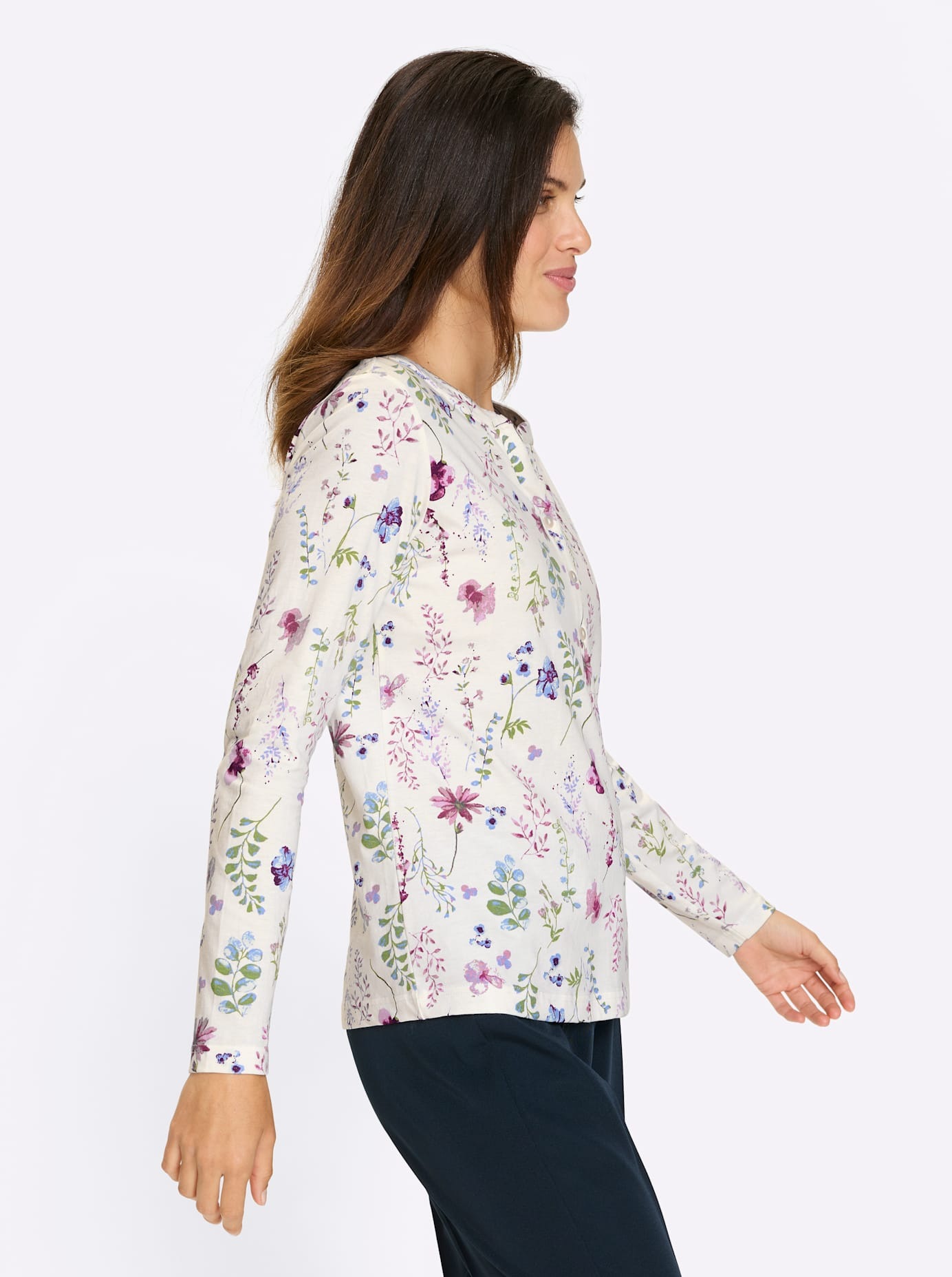 Classic Basics Langarmshirt »3/4-Arm-Shirt« 1 tlg.