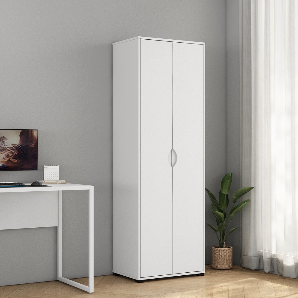 GOODproduct Armoire de classement »ALENNA-AS2T« Ensemble,  armoire polyvalente, design moderne, hauteur 180 cm