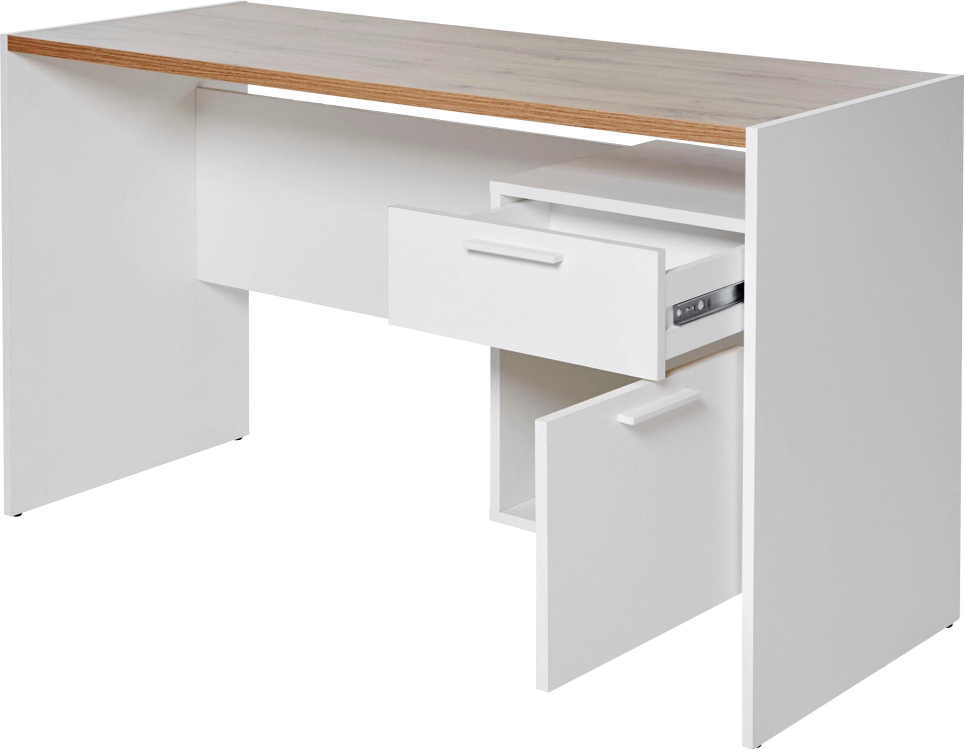 Jahnke Schreibtisch »ML C 130« Breite 123,5 cm, wechselseitig montierbar