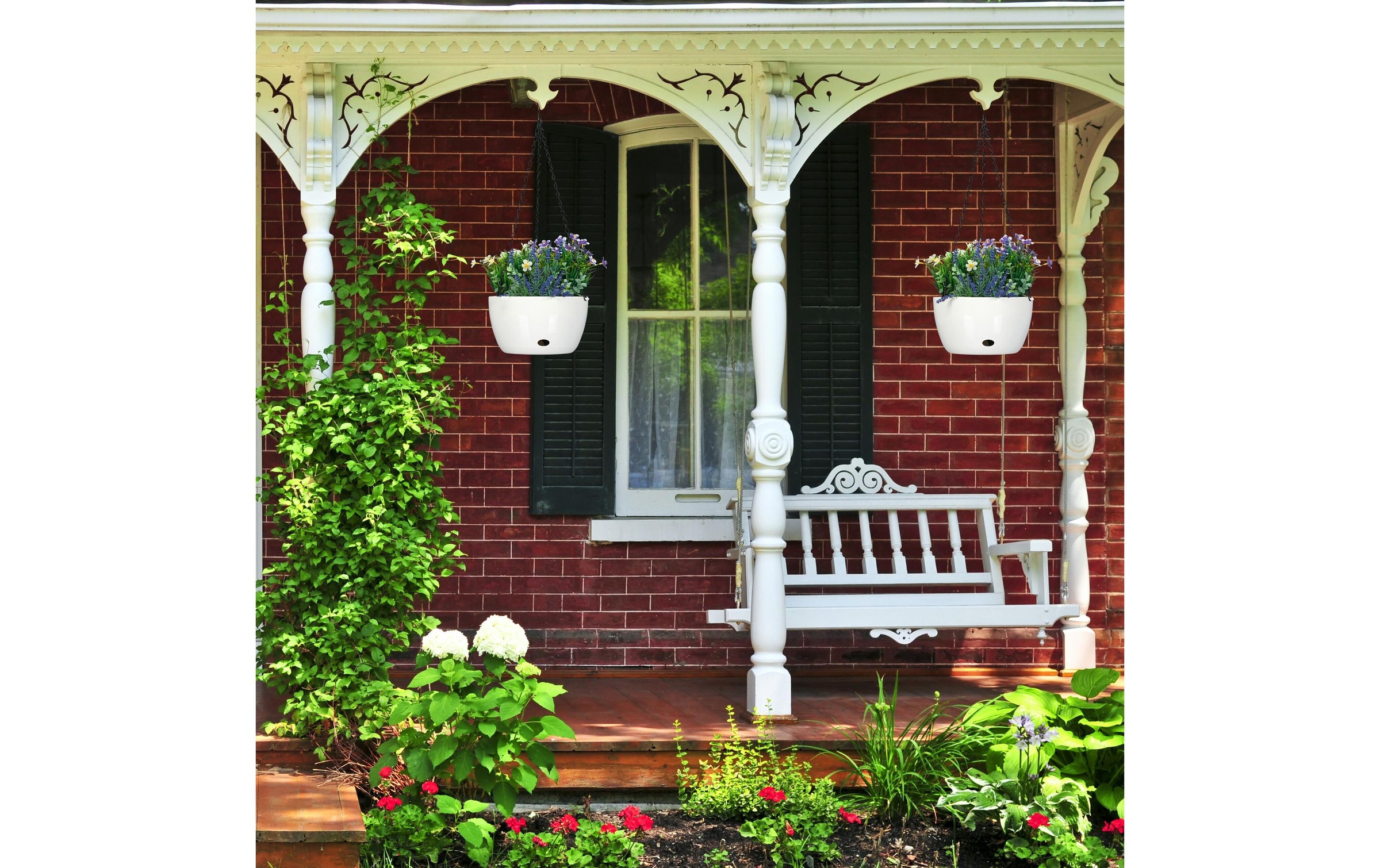 relaxdays Blumenampel »2er Set«