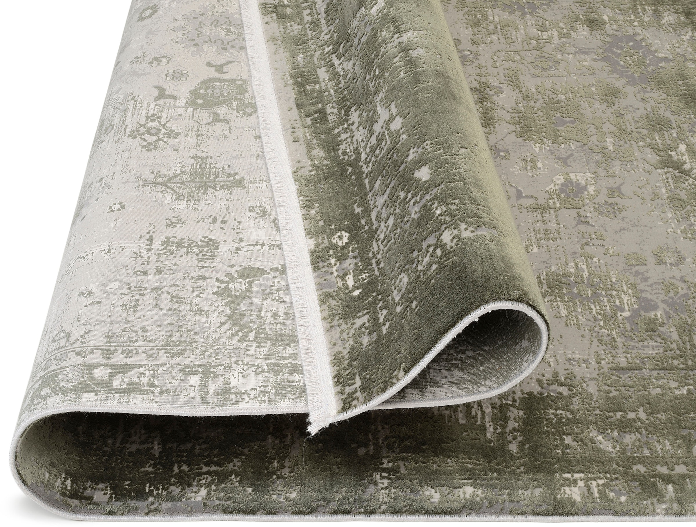 WK WOHNEN Teppich »GLAMOUR« rechteckig 8 mm Höhe hochwertiger Viskoseanteil, samtweiche Oberfläche mit 3 D Effekt