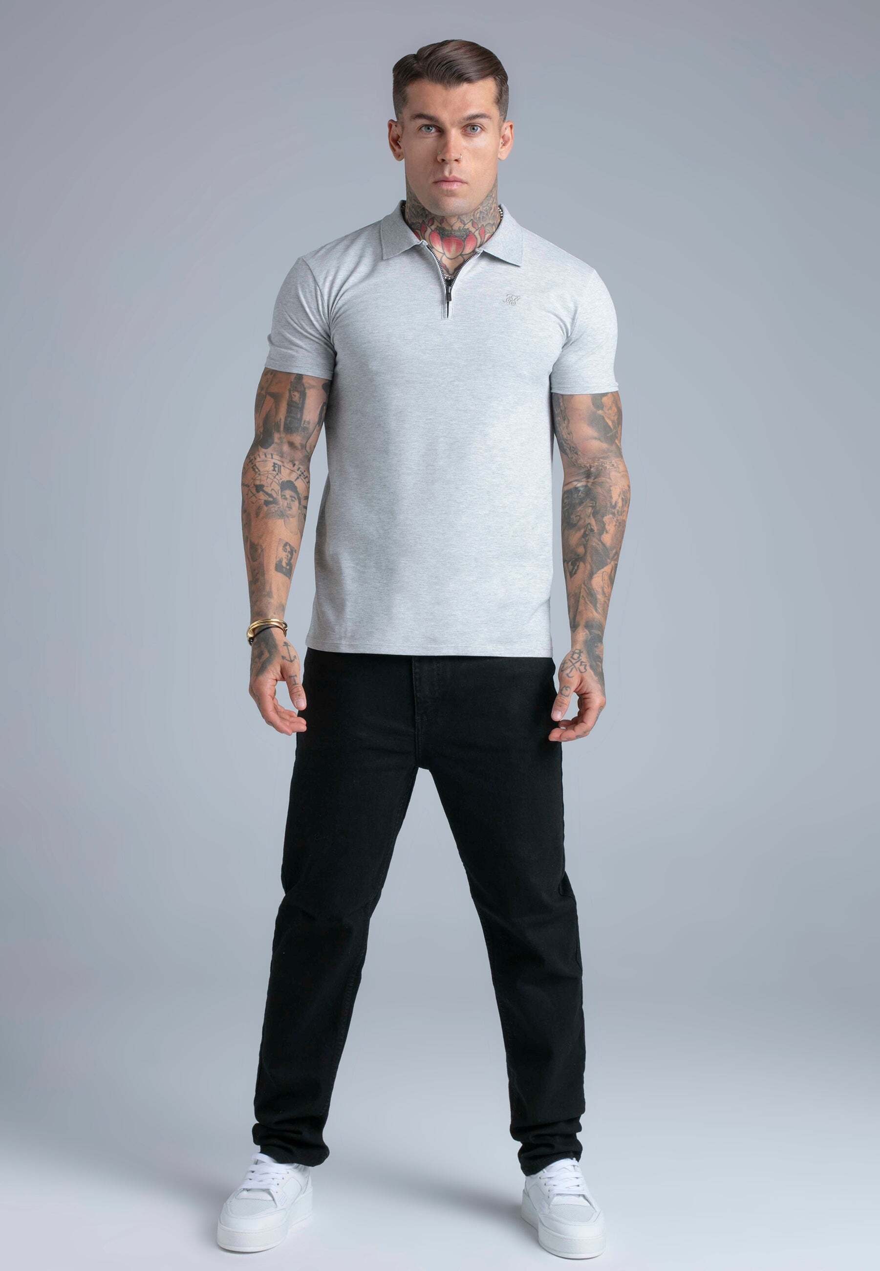 Siksilk Poloshirt »Siksilk Polo Zip«