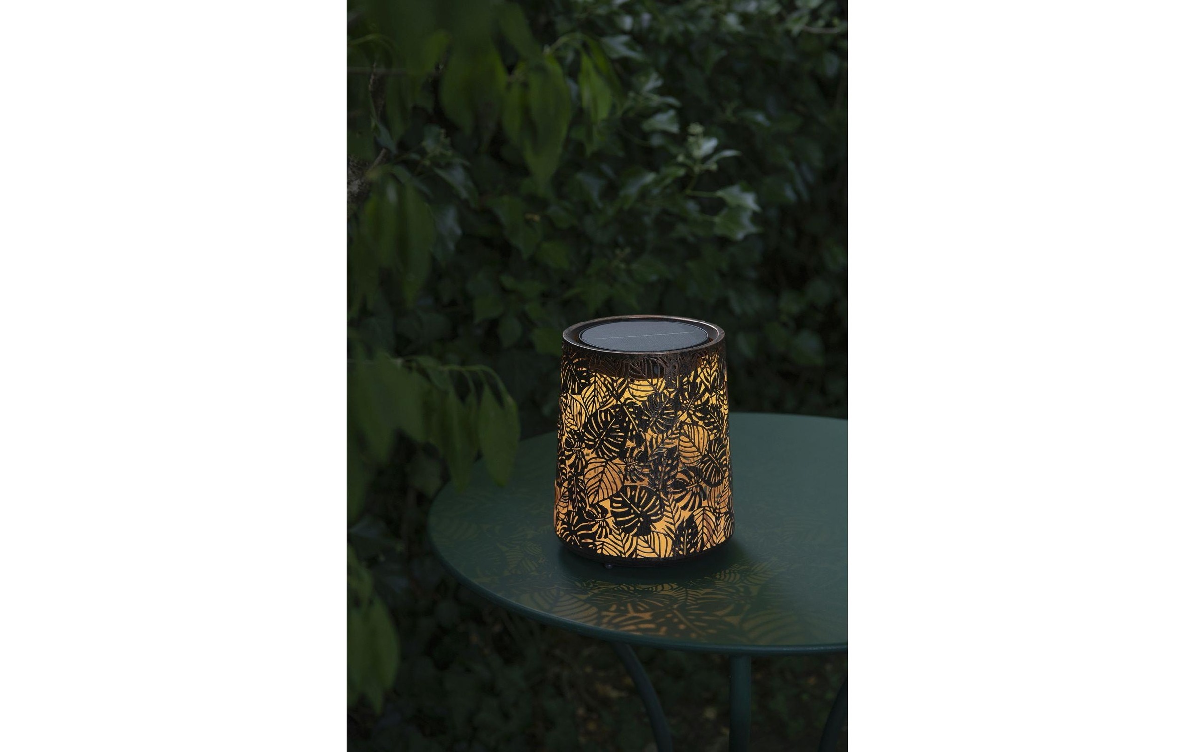 STT Laterne »Antic Mini Jungle Bronze« Dekorative Solar-Laterne aus Metall für Drinnen und Draussen