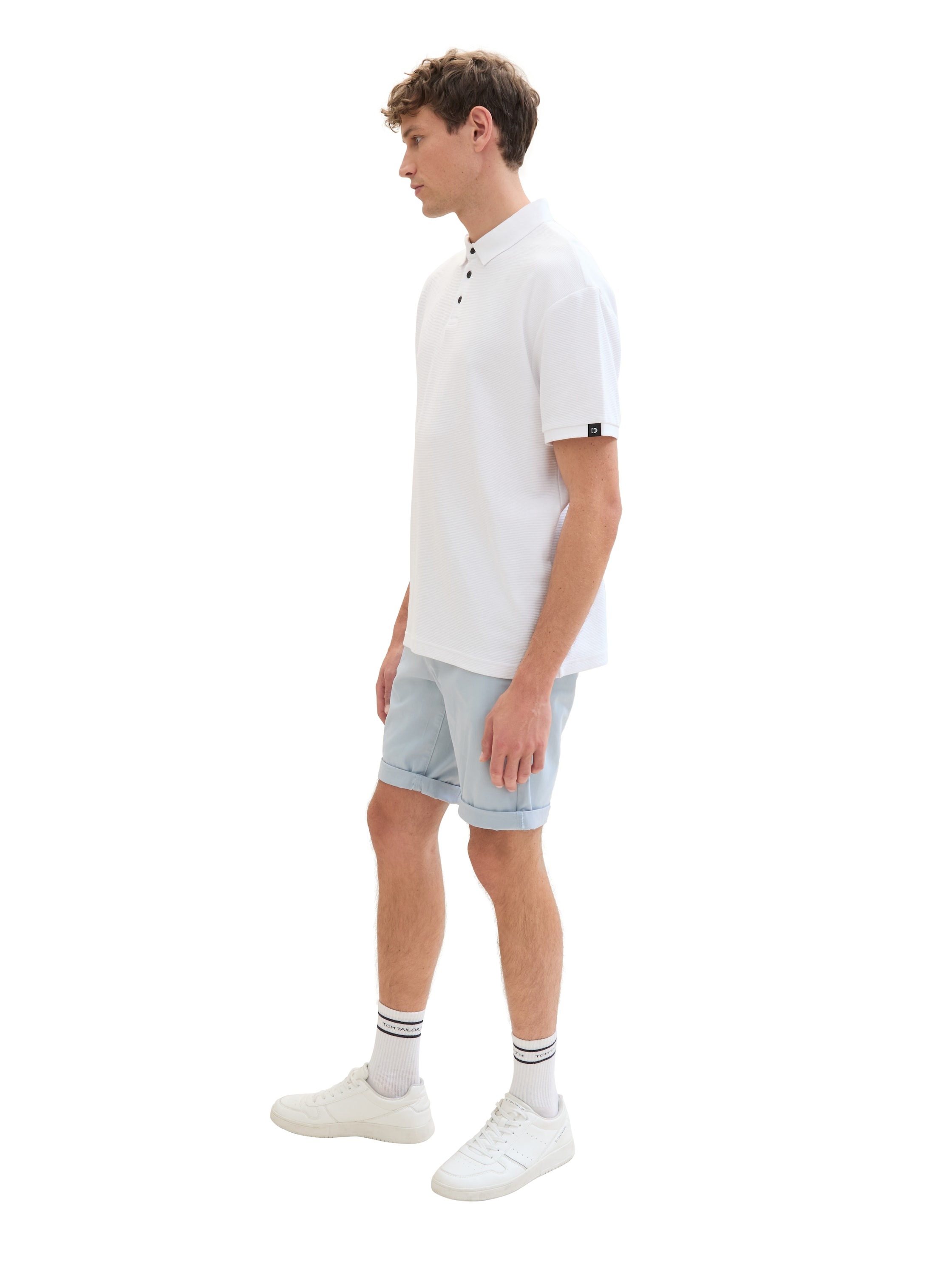 TOM TAILOR Denim Short en chino  Sommerhose mit Eingrifftaschen und Stretch