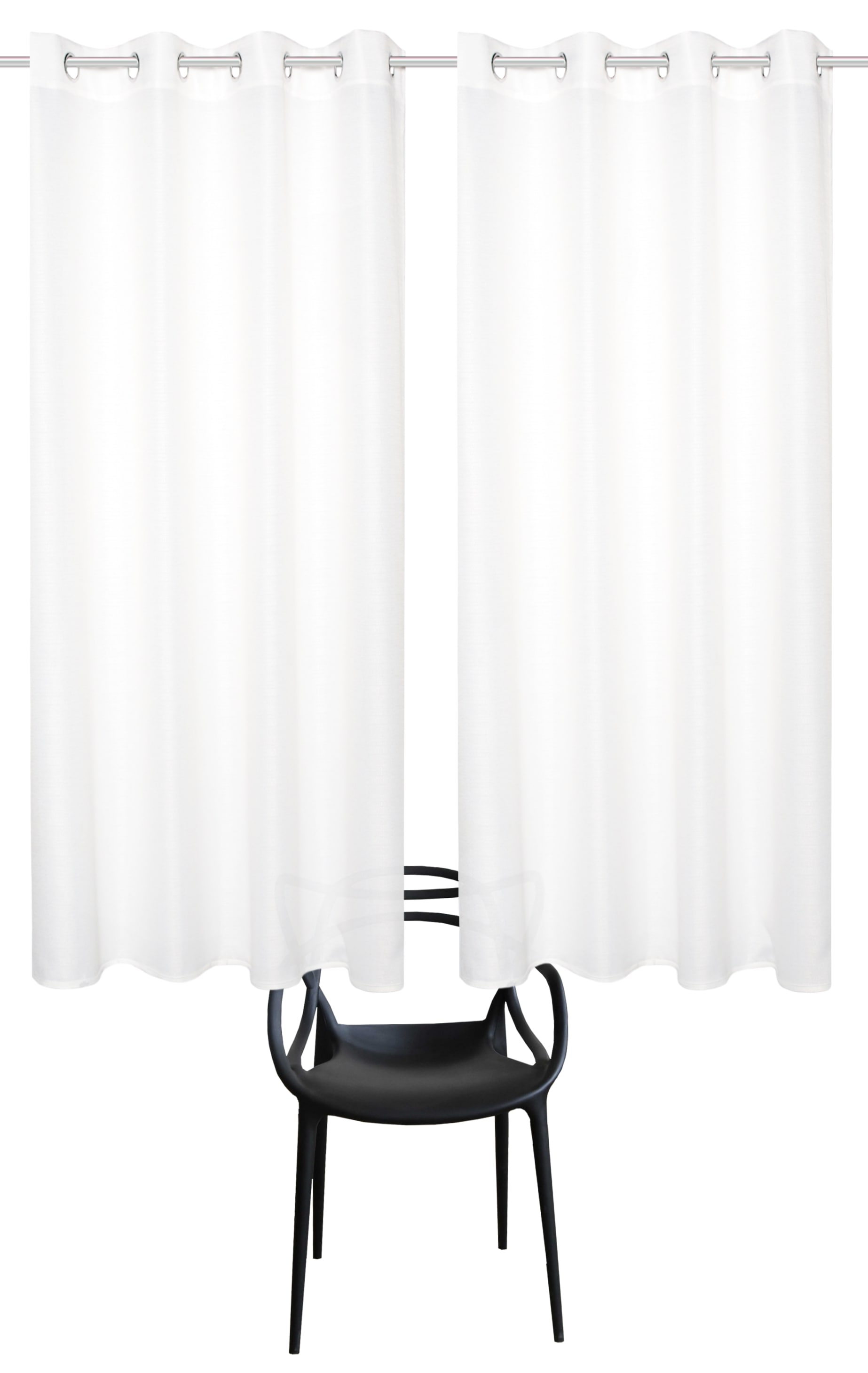 Home Basics Vorhang »BENOGA 2er SET« Ösen 2 Stk. tlg. SET, Ösenschal, Uni, Dekostruktur