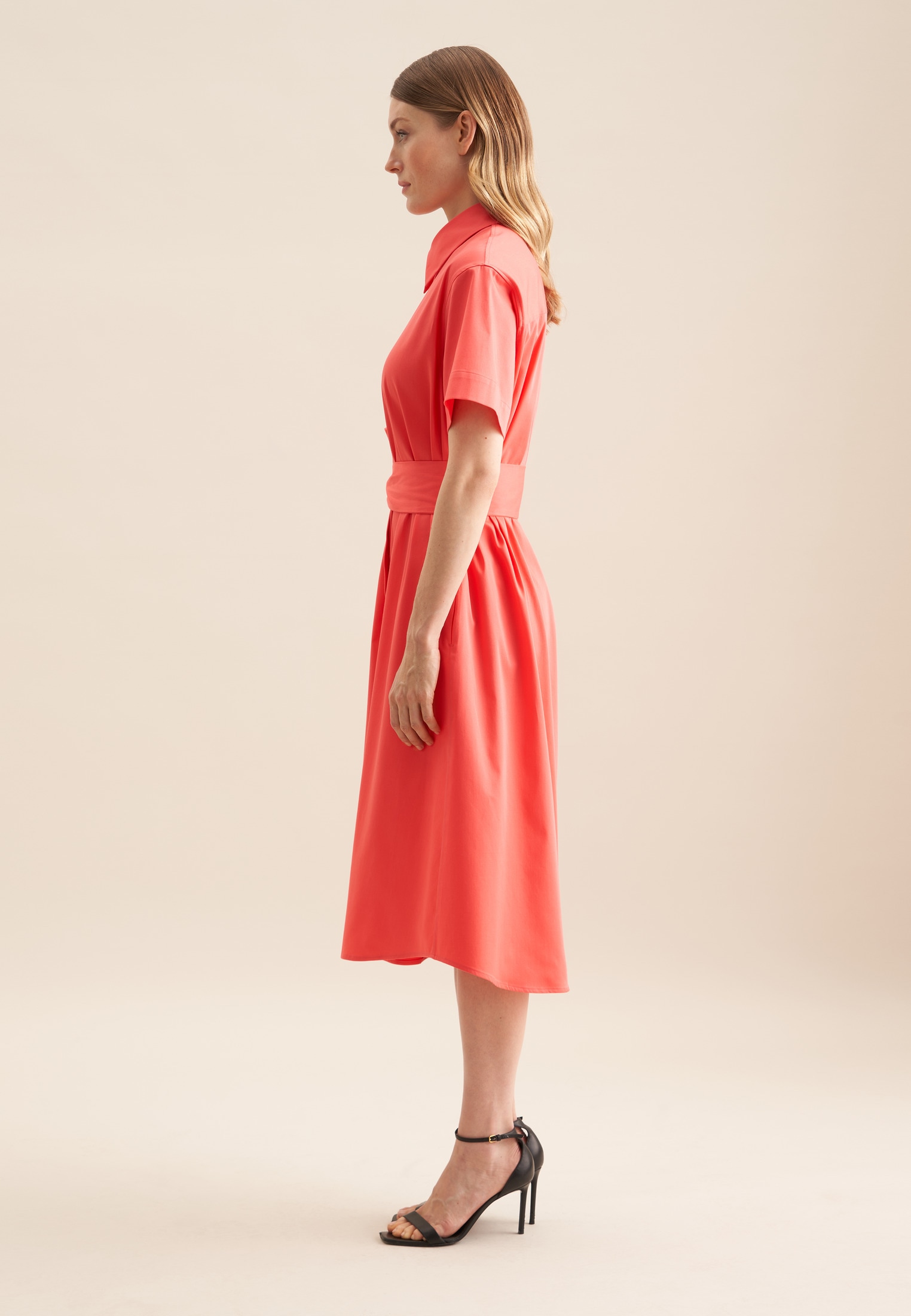 seidensticker Sommerkleid »Schwarze Rose« 1/2 Kragen Uni