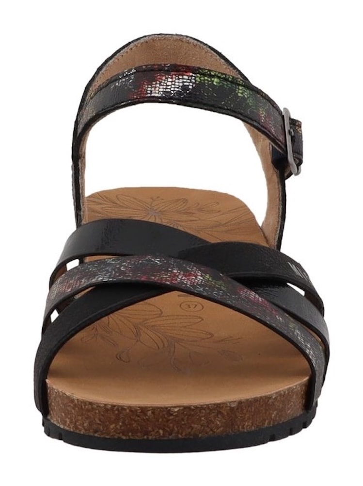 Mustang Shoes Sandales »Magnolia«  sandale à brides, chaussure d'été avec imprimé tendance