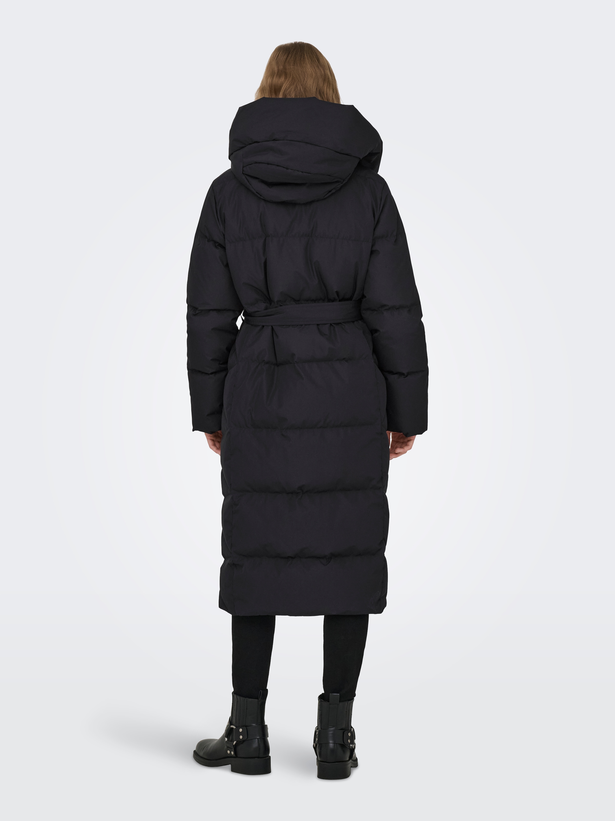 ONLY Manteau matelassé »ONLDAGMAR PUFFER BELT DOWN COAT OTW« Kunstfaser, leicht und warm gefüttert