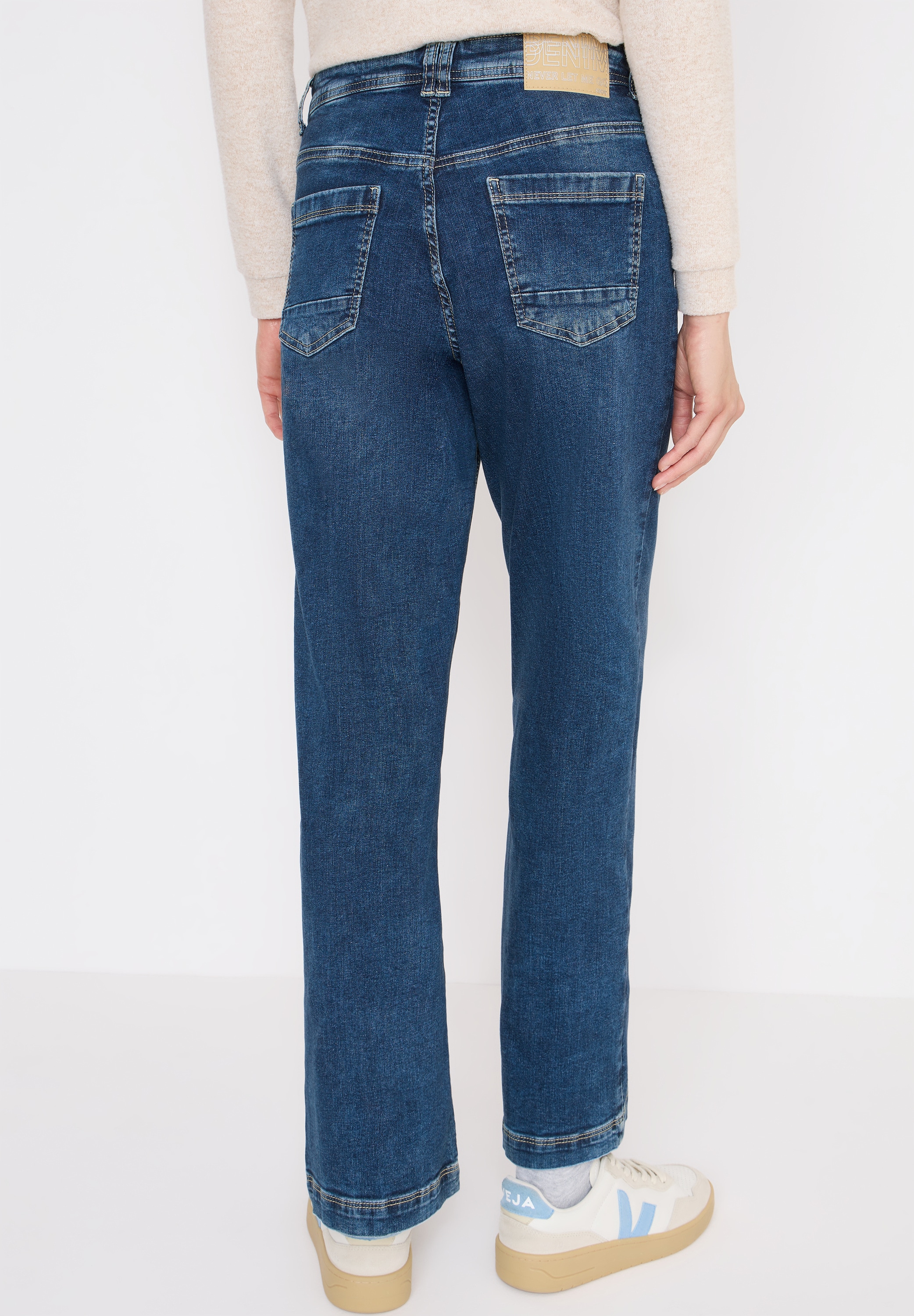 Cecil Loose-fit-Jeans »Style NEELE« Wide Leg Patch Pocket Jeans