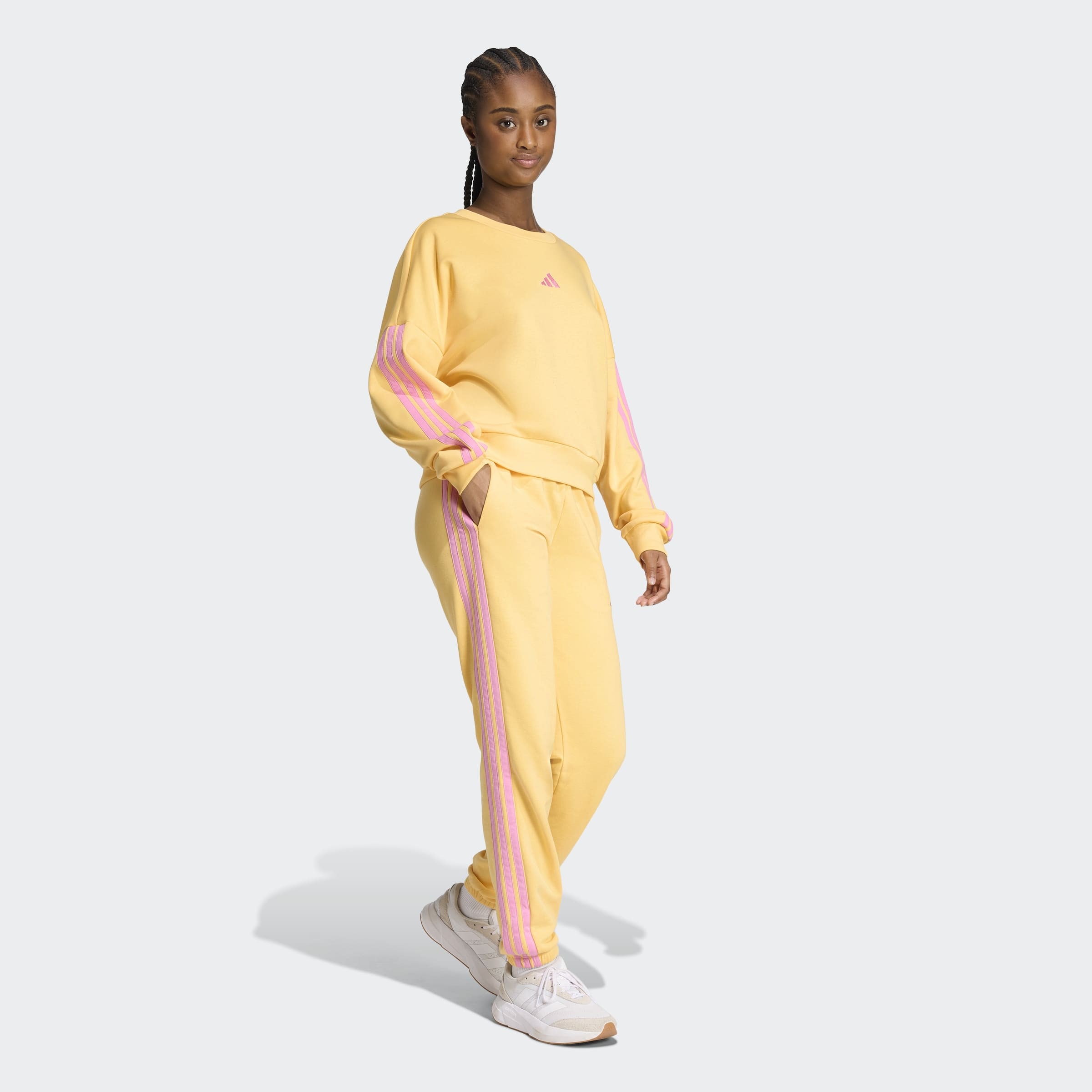 adidas Sportswear Sweatshirt »ESSENTIALS 3-STREIFEN FRENCH TERRY«
