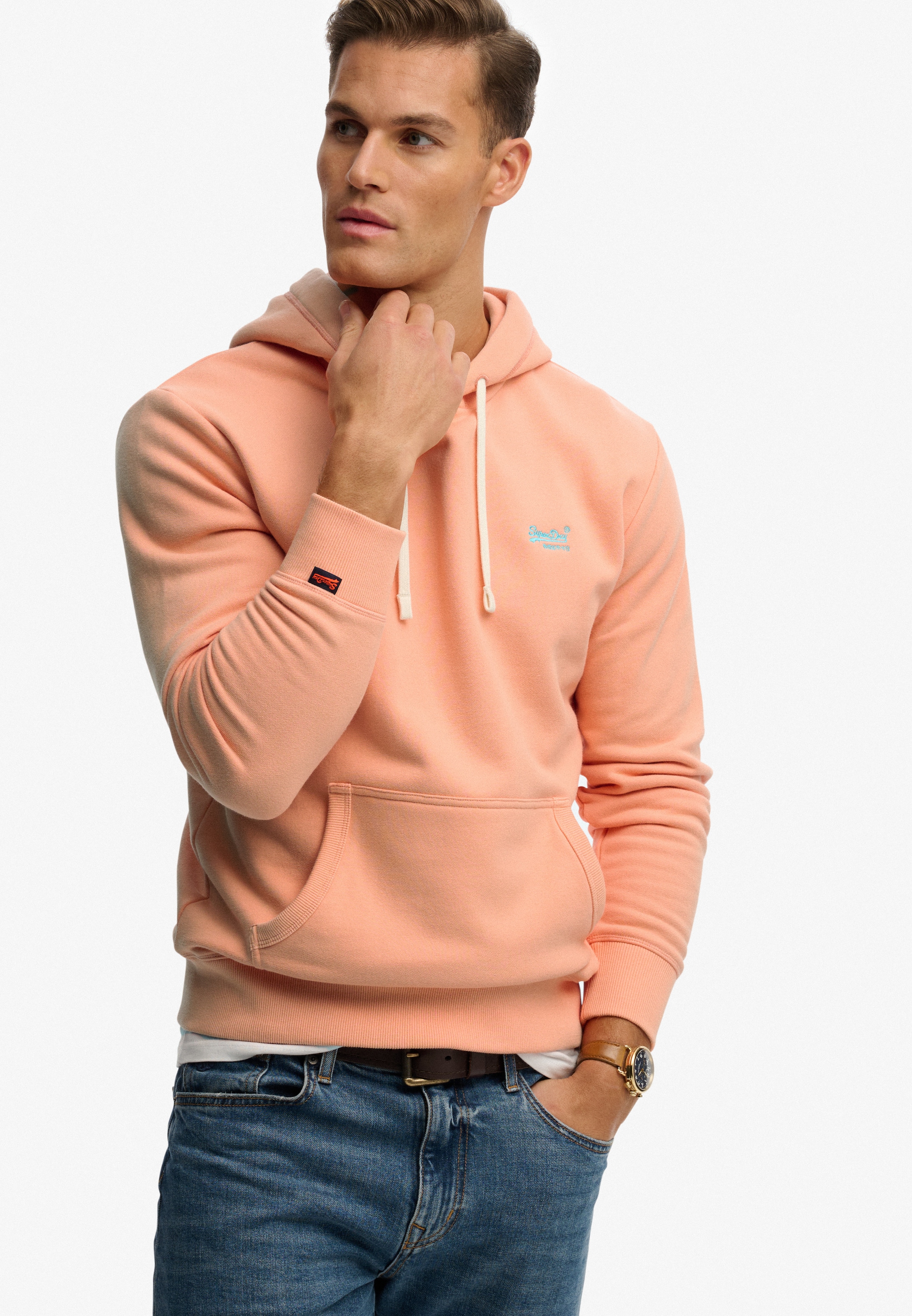 Superdry Kapuzensweatshirt »Essential Logo Classic Hood«, Baumwollmischung, loose fit
