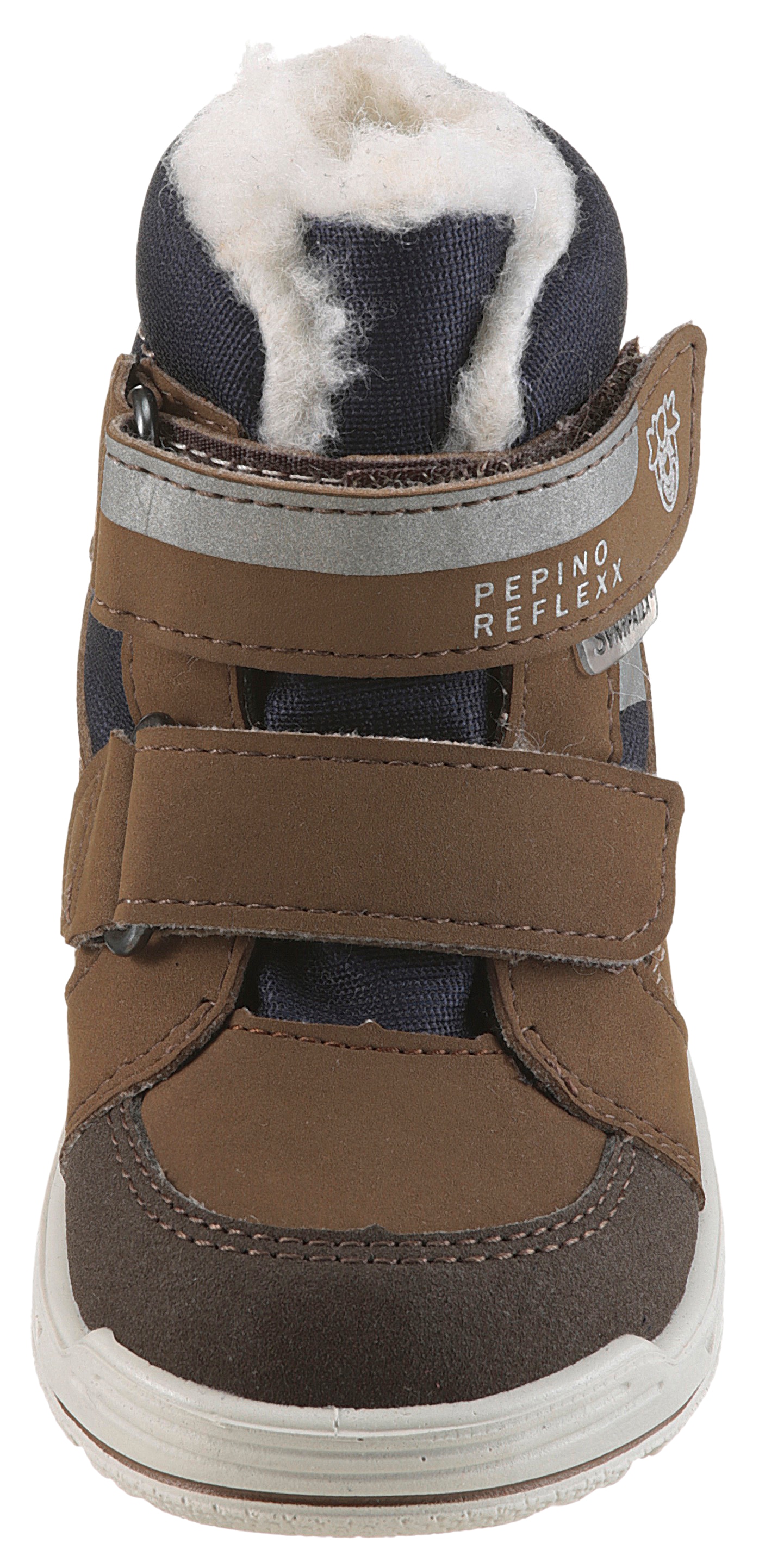 PEPINO by RICOSTA Winterstiefel »Flo WMS: mittel«  Klettschuh mit Warmfutter, Grössenschablone zum Download