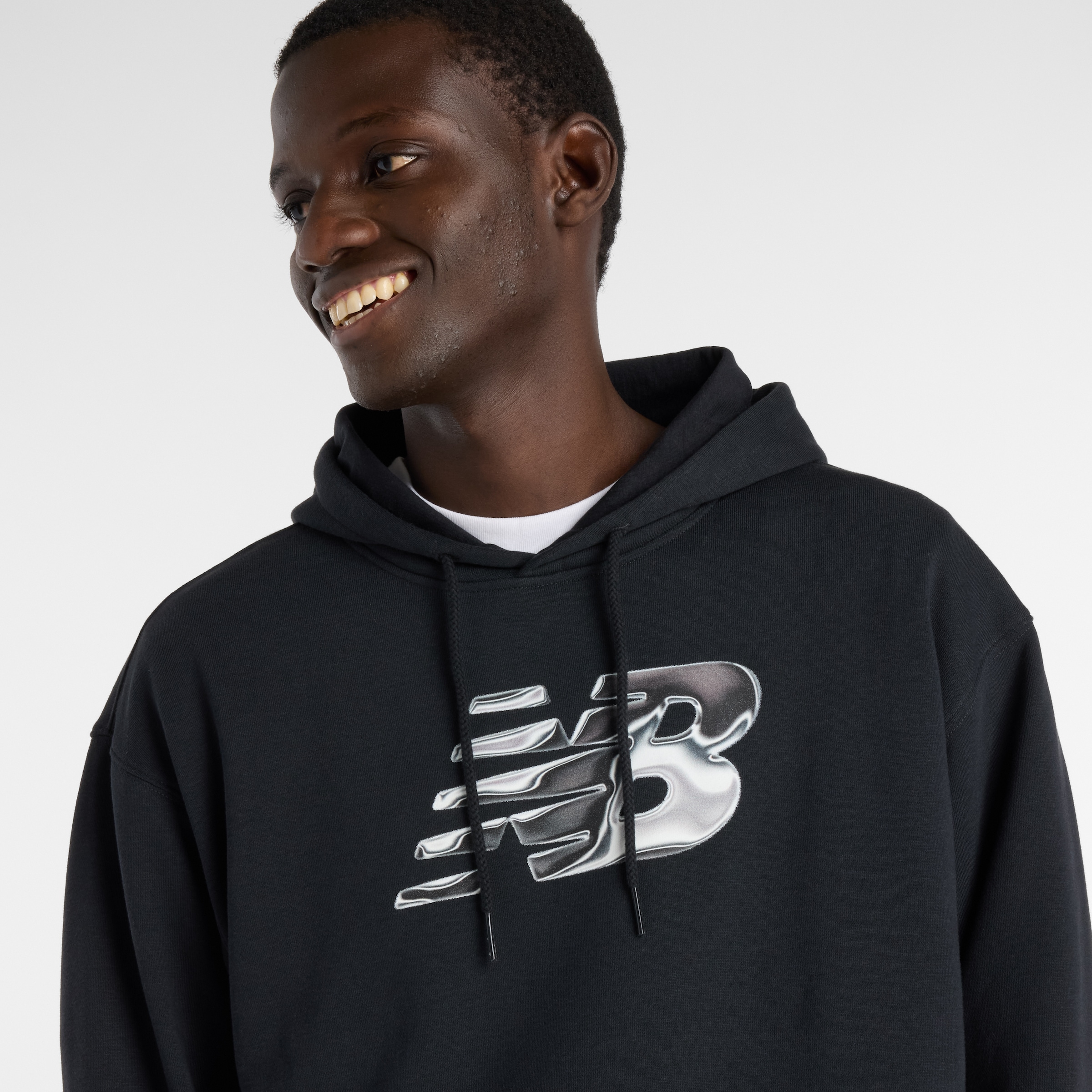 New Balance Sweat à capuche »AAZ Mens Lifestyle Hoodie BIG TEAL«, sportlicher Stil, aus Baumwolle und Polyester, mit Kapuze

