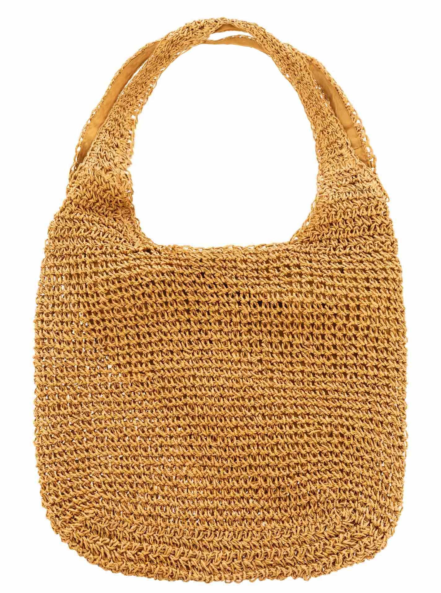 Zwillingsherz Tragetasche »"Shopper"« geflochtenes Material, Schulterhenkel