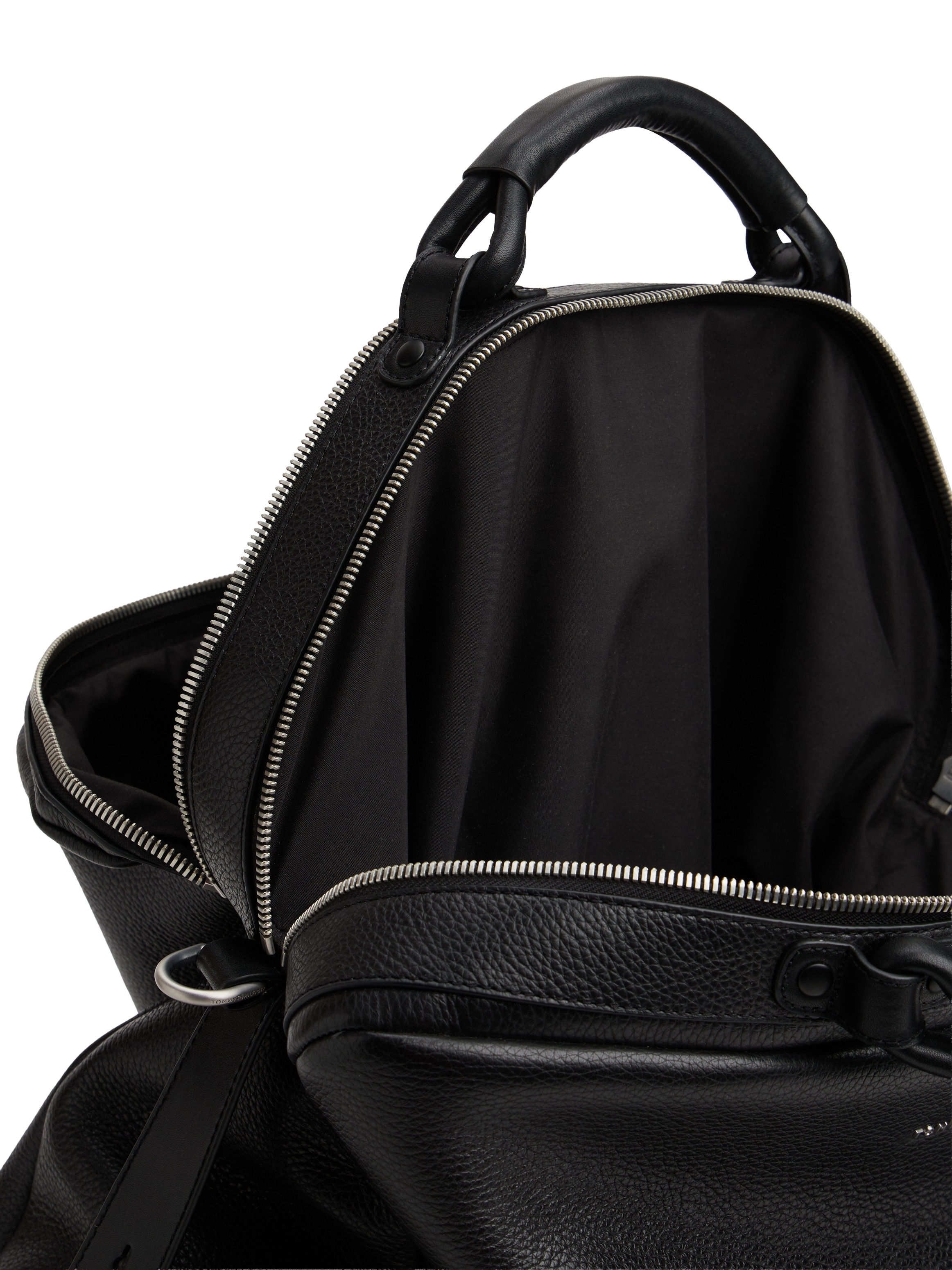 Tommy Hilfiger Weekender »TH PREMUM LEATHER DUFFLE« sac de voyage, sac de loisirs avec logo imprimé