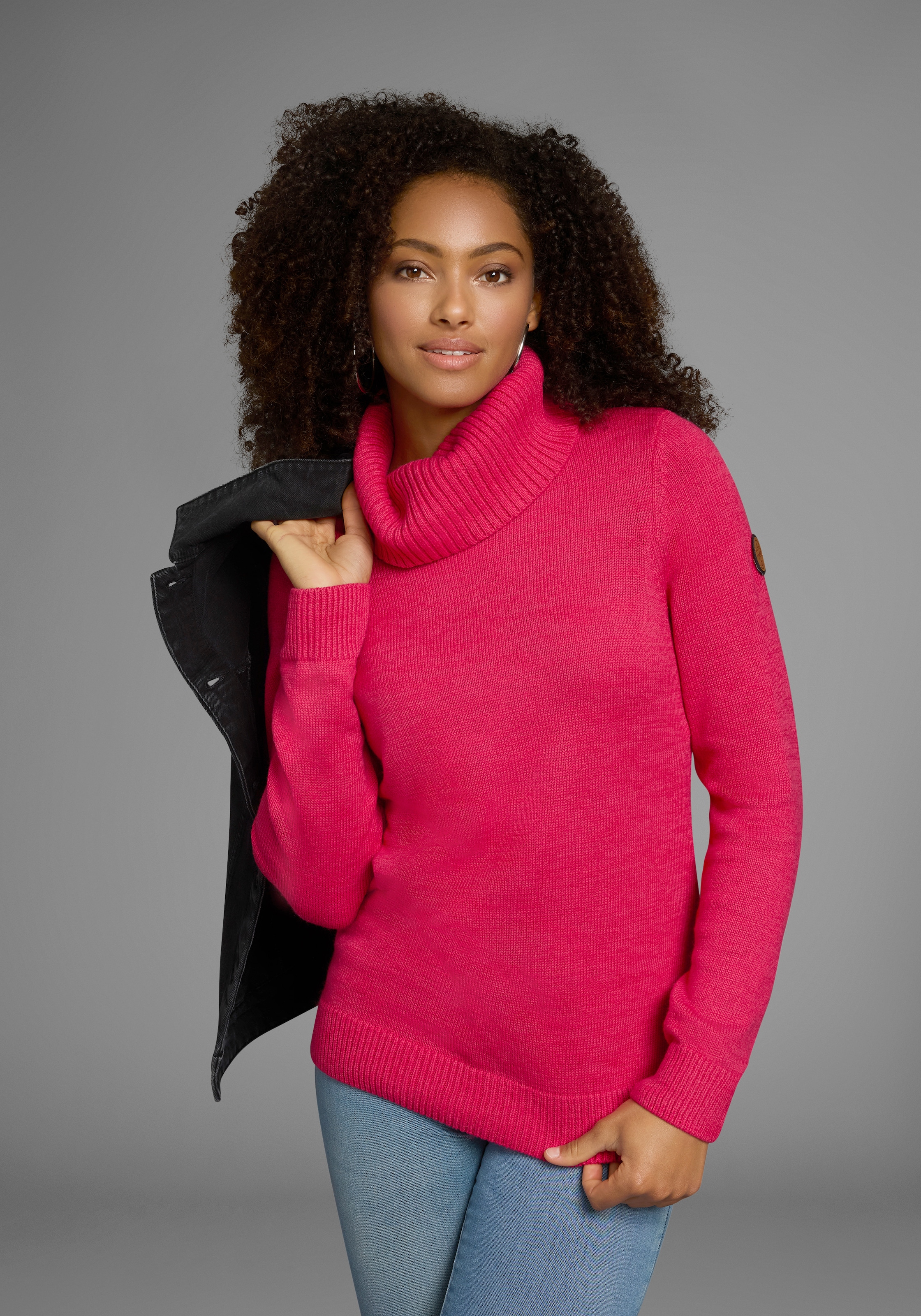 KangaROOS Rollkragenpullover in klassischer Form