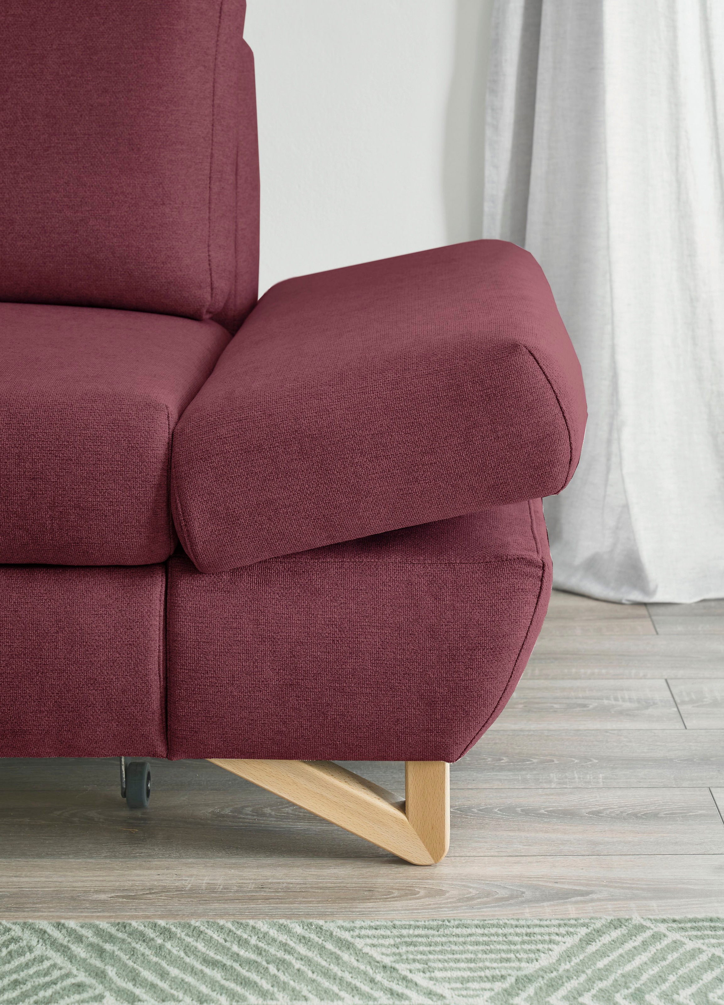 Home affaire Schlafsofa »City/Giron« komfortable Bettfunktion (Liegefläche 245 x 138 cm), sowie Bettkasten